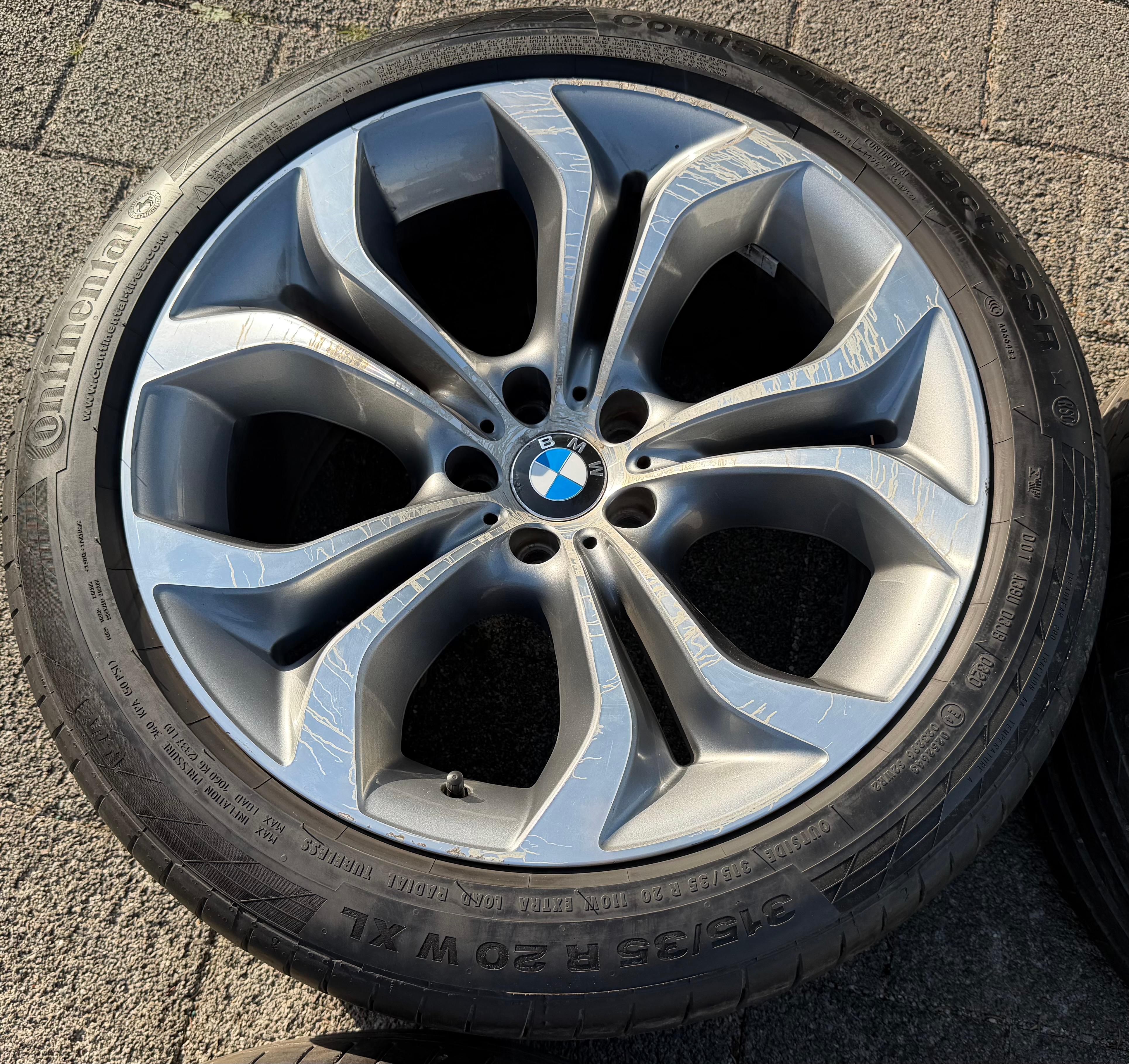 4 Original 20" Alu Sommerräder BMW X5 E70 F15 275/40R20 106W 315/35R20 110W Styling 336