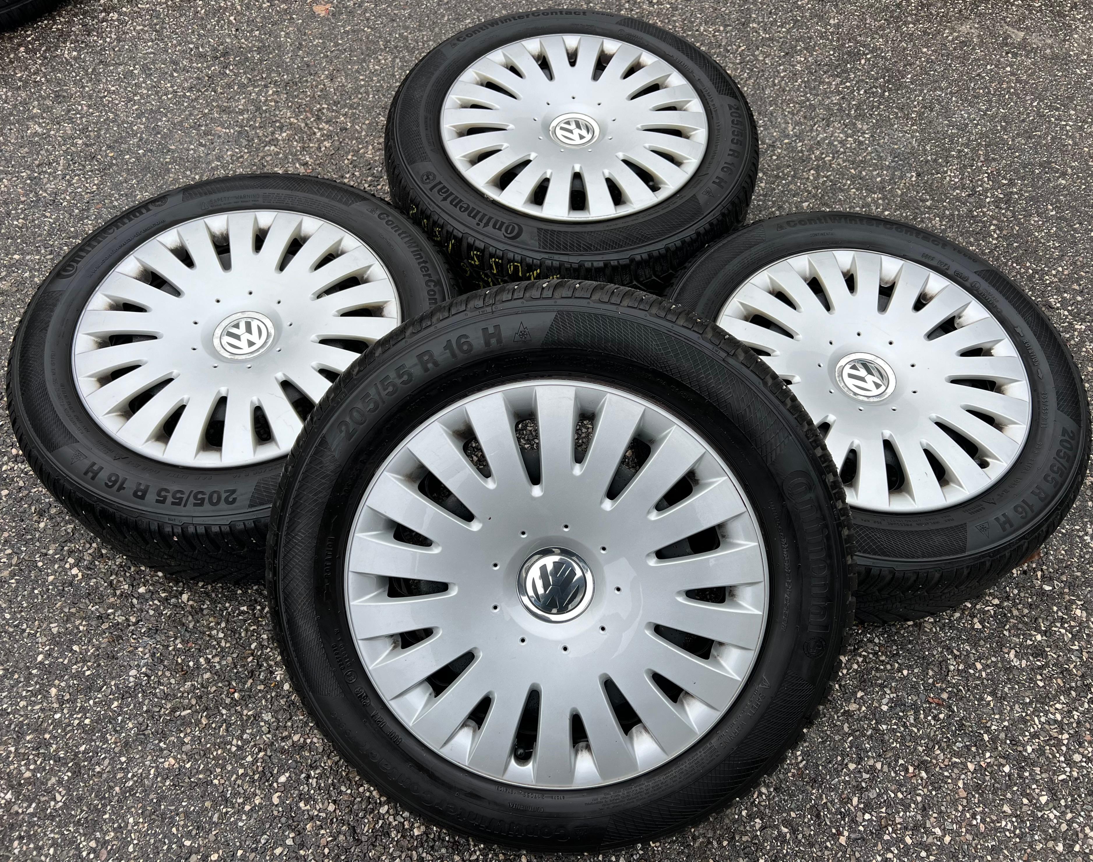4 WINTERRÄDER VW PASSAT 3C EOS 1F SCIROCCO 205/55R16 91H CONTINENTAL FREIHAUS