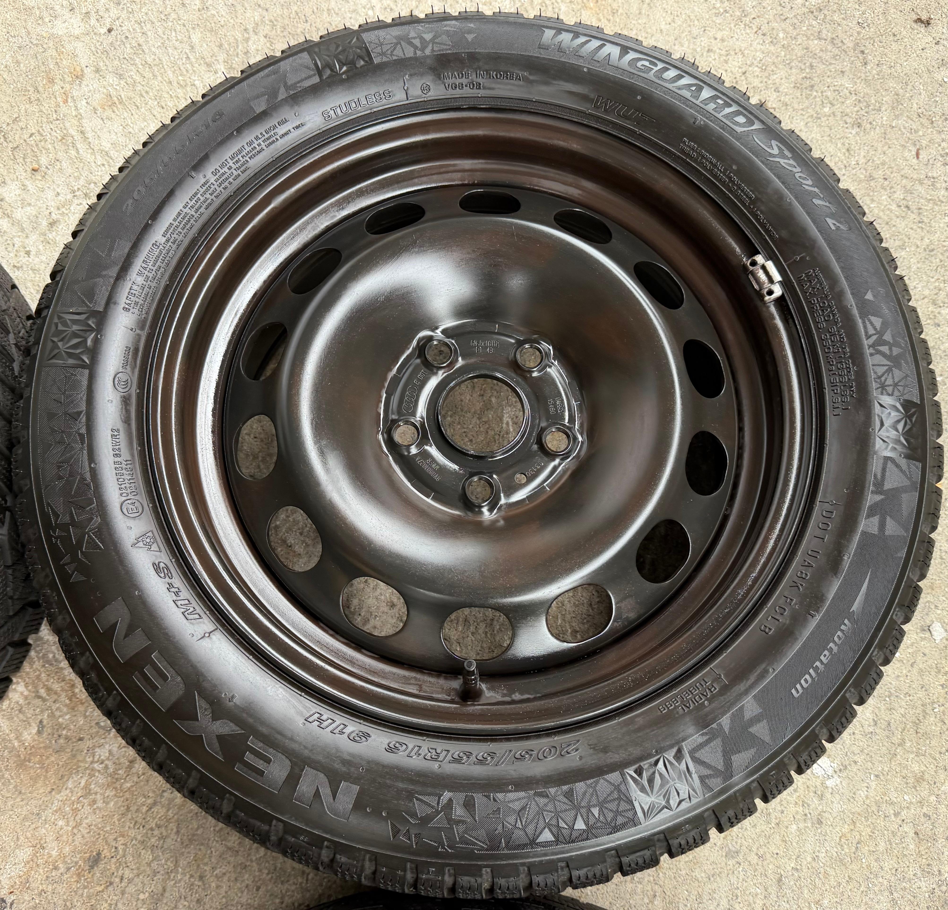 4 Winterräder Audi A3 8V Sportback Cabrio  205/55R16 91H Nexen 8V0601027A 2022