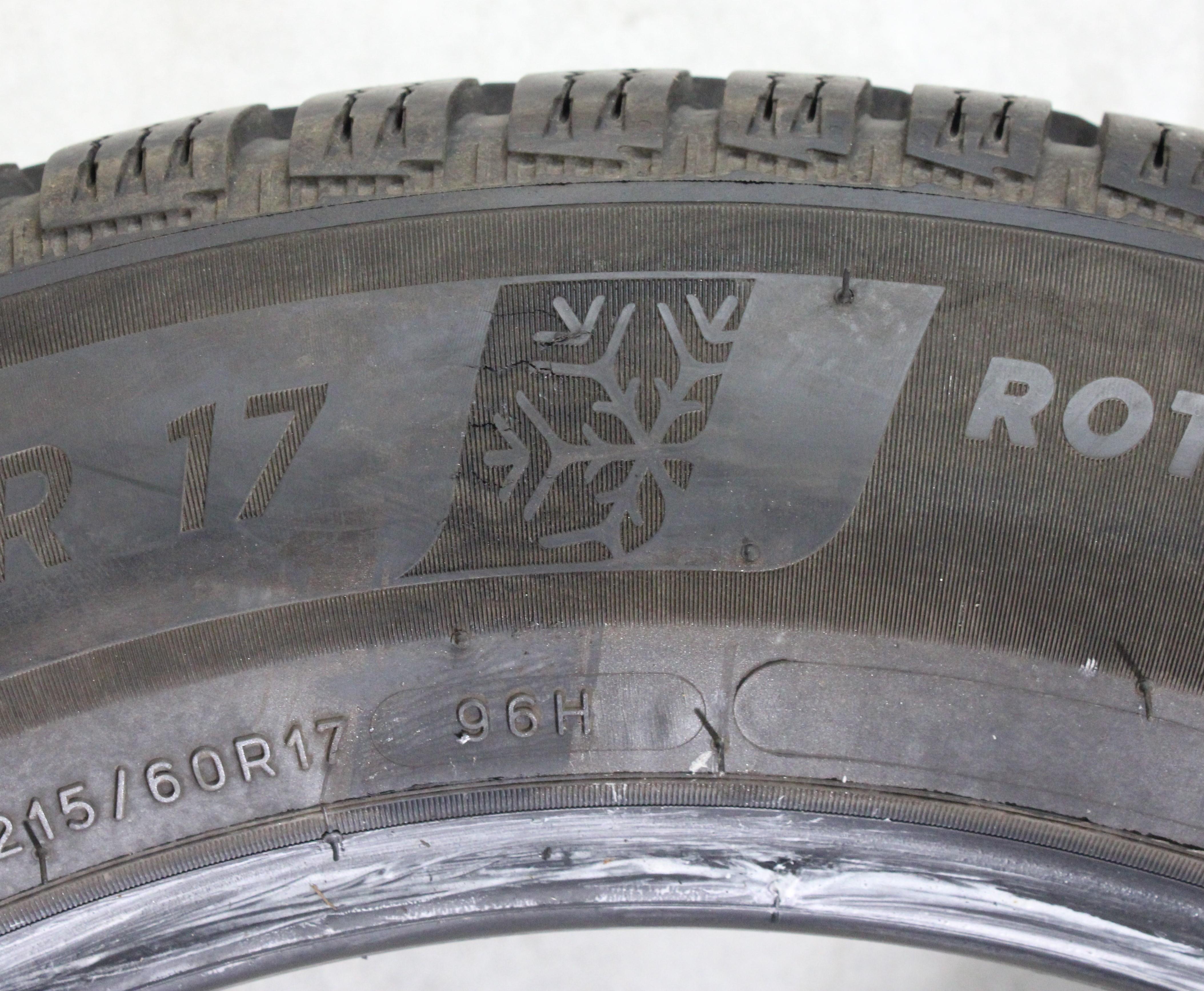4 x 215/60R17 96H pneumatici invernali Michelin Alpin 6 7-7,5mm 2020