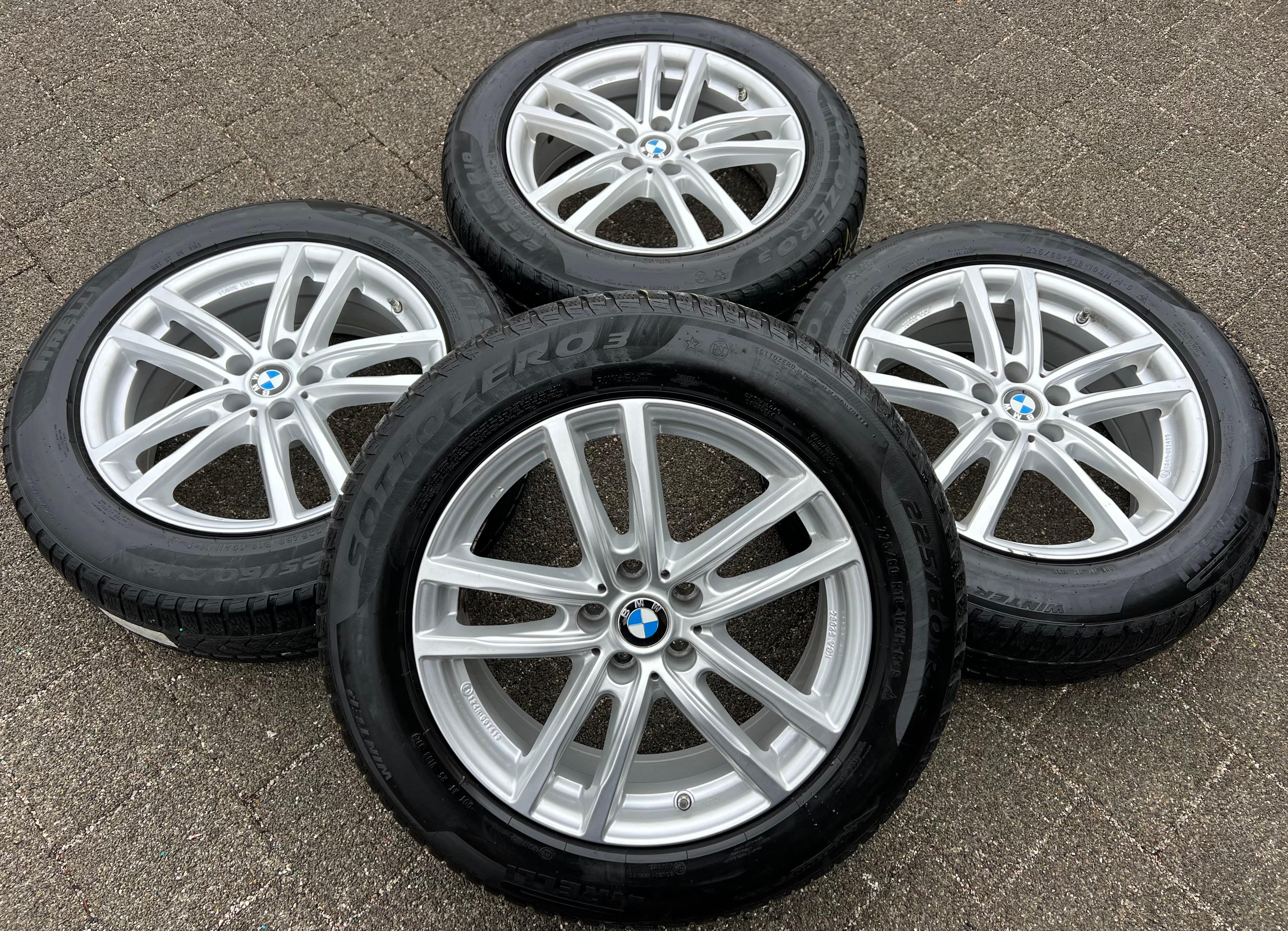 4 ALU 18" WINTERRÄDER BMW X3 G01 X4 G02 225/60R18 104H PIRELLI RDKS FREIHAUS