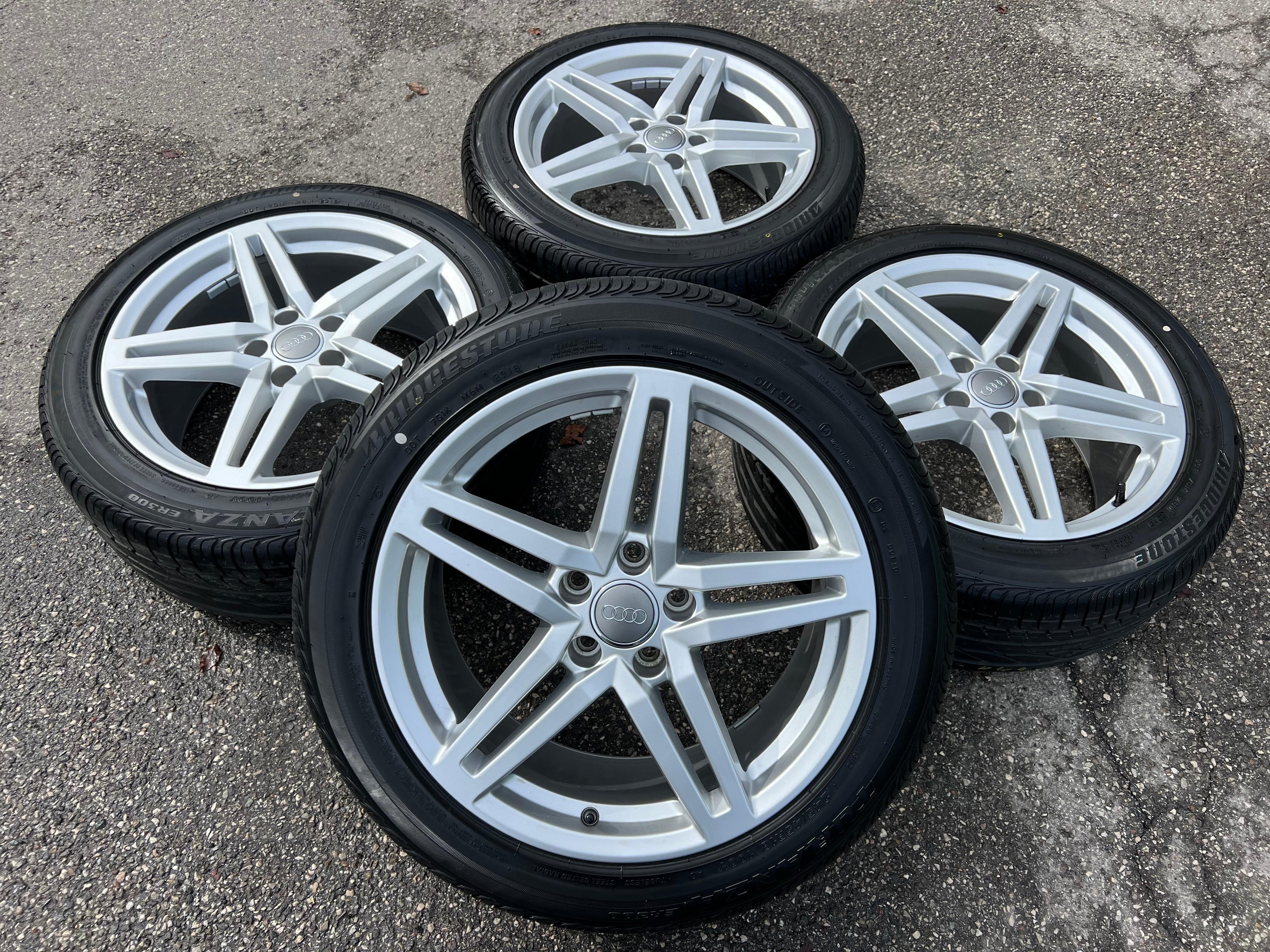 4 ORIGINAL 18" ALU SOMMERRÄDER AUDI A6 S6 4G 4G0601025CP 245/45R18 100Y FREIHAUS