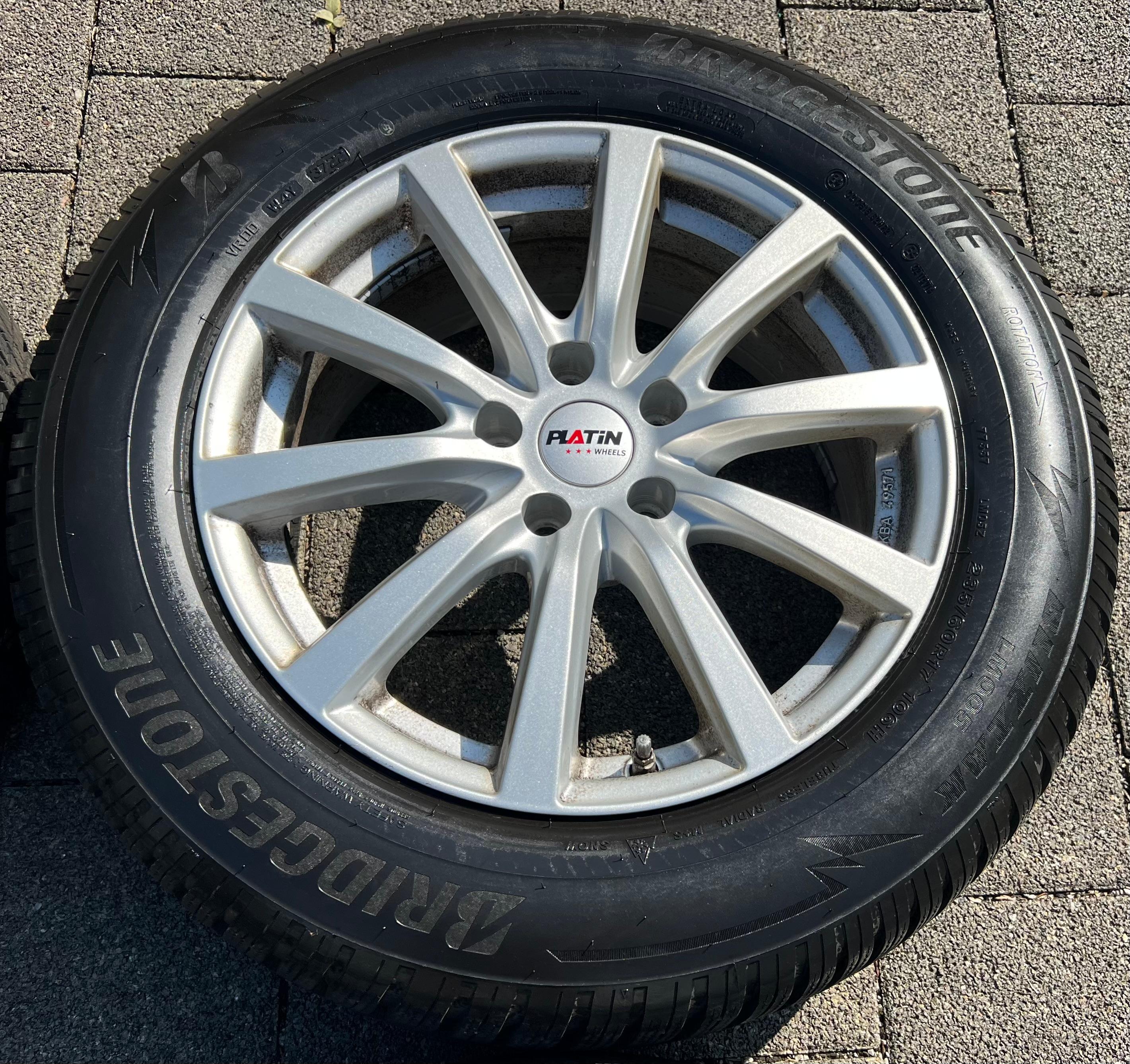 4 ROUES D'HIVER ALU 17" MERCEDES GLC X204 X253 AUDI A8 4H 235/60R17 106H RDKS TOP