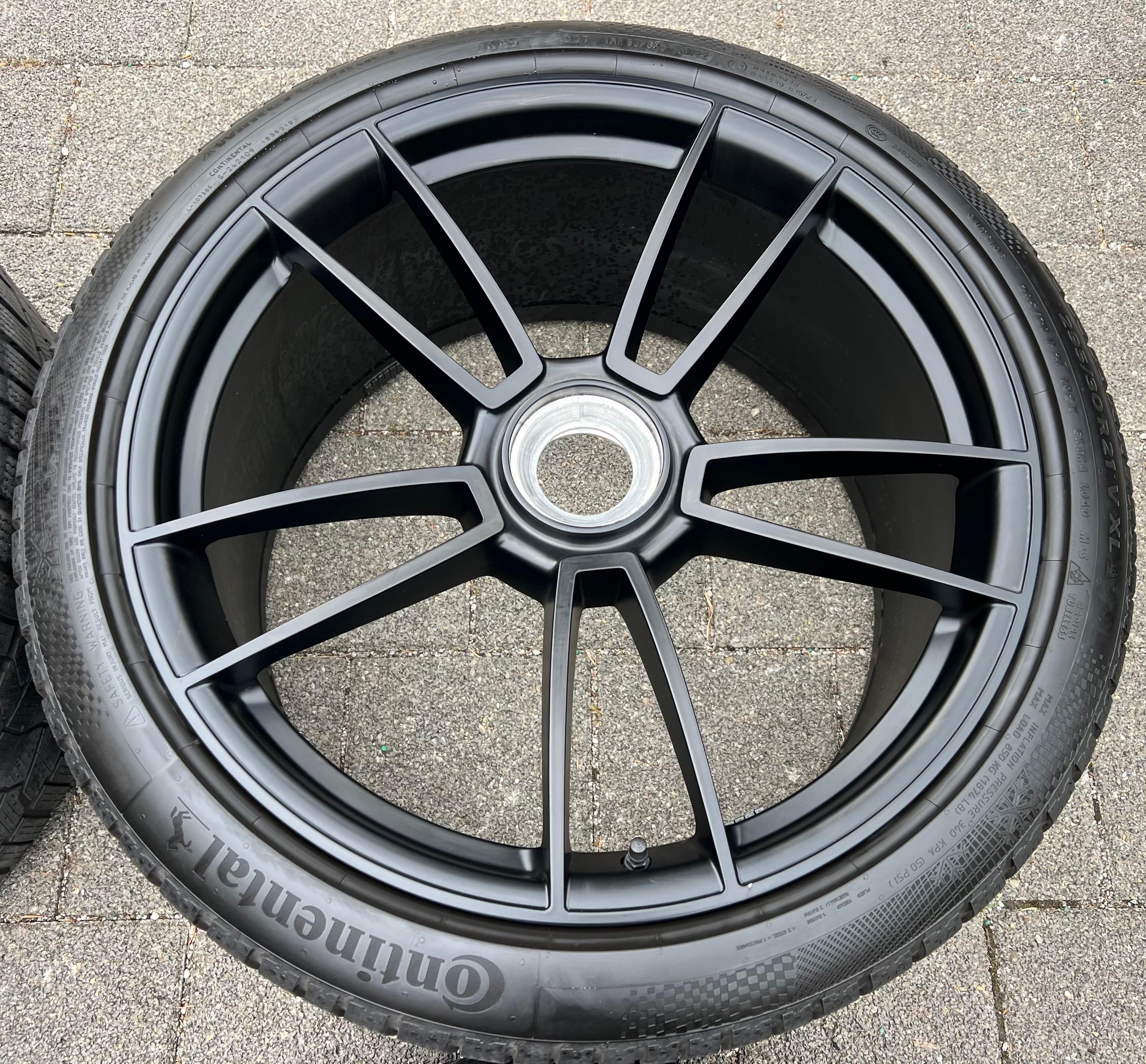 4 ORIGINAL 20" 21" ALU WINTERRÄDER PORSCHE 911 992 GTS ZENTRALVERSCHLUSS CENTERLOCK