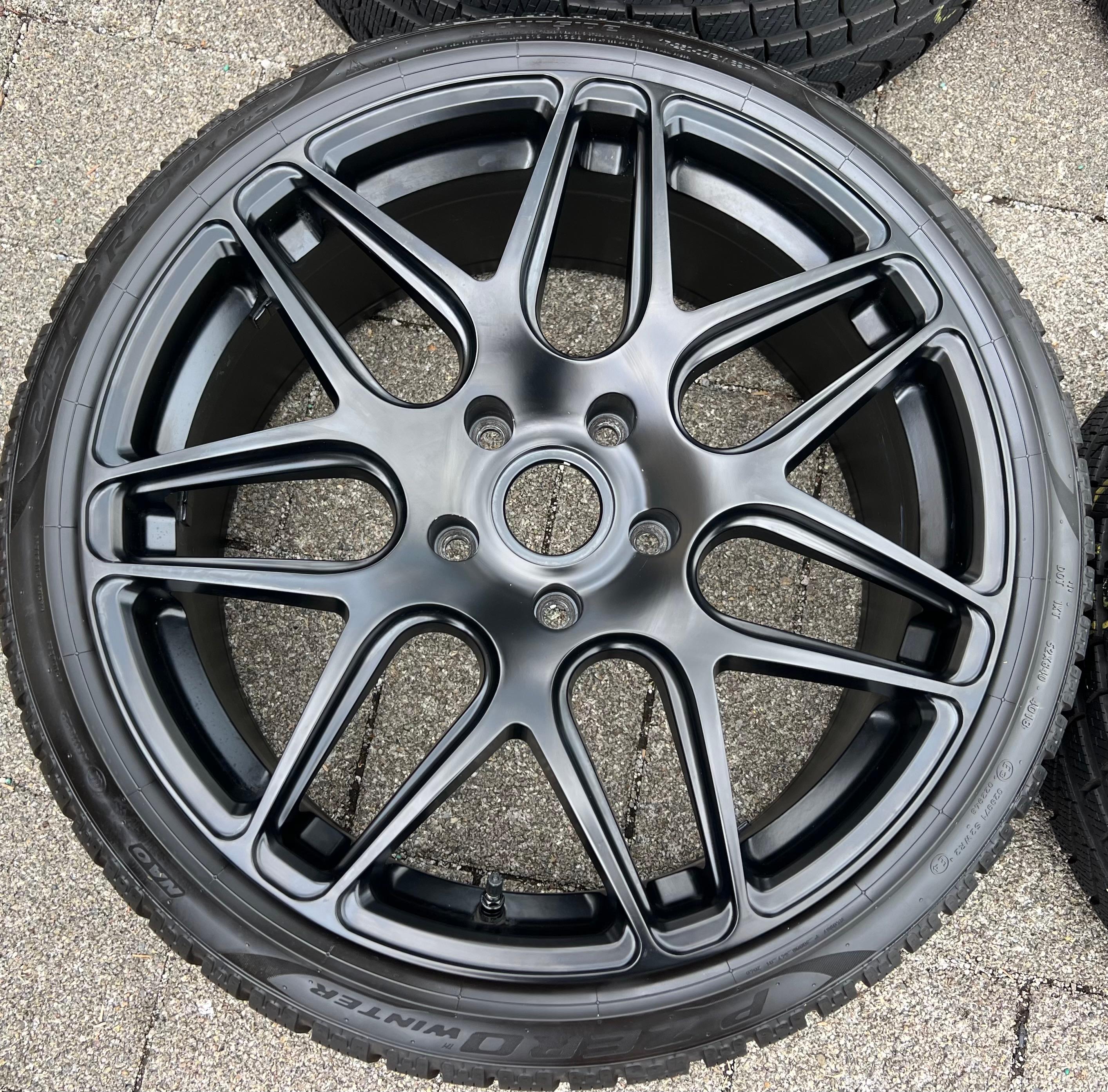 4 lichtmetalen 20" 21" winterwielen PORSCHE 911 992 245/35R20 91V 305/30R21 100V TPMS TOP