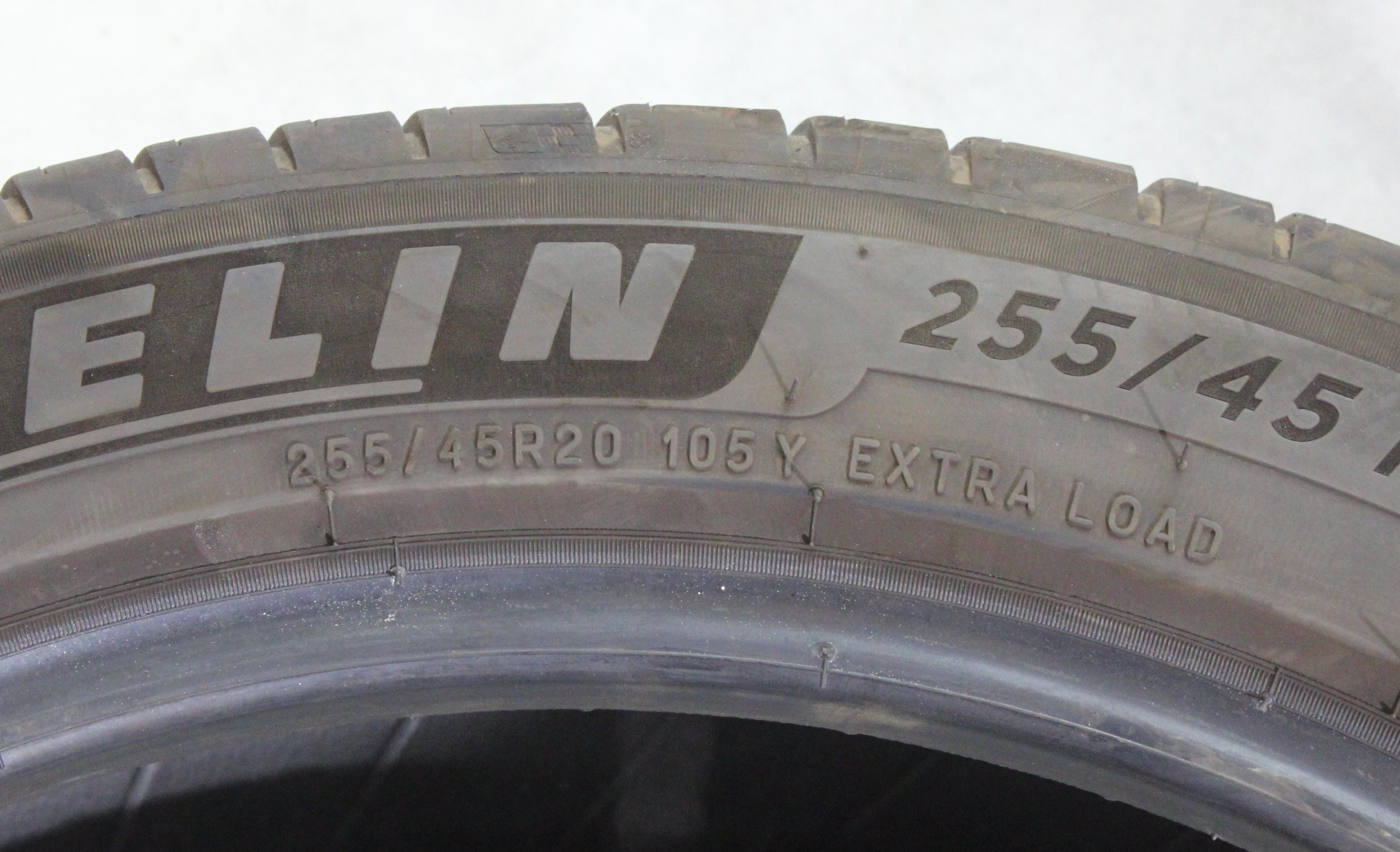 1 x 255/45R20 105Y Sommerreifen Michelin Pilot Sport 4 SUV 5-5,5mm 2022 Silent XL