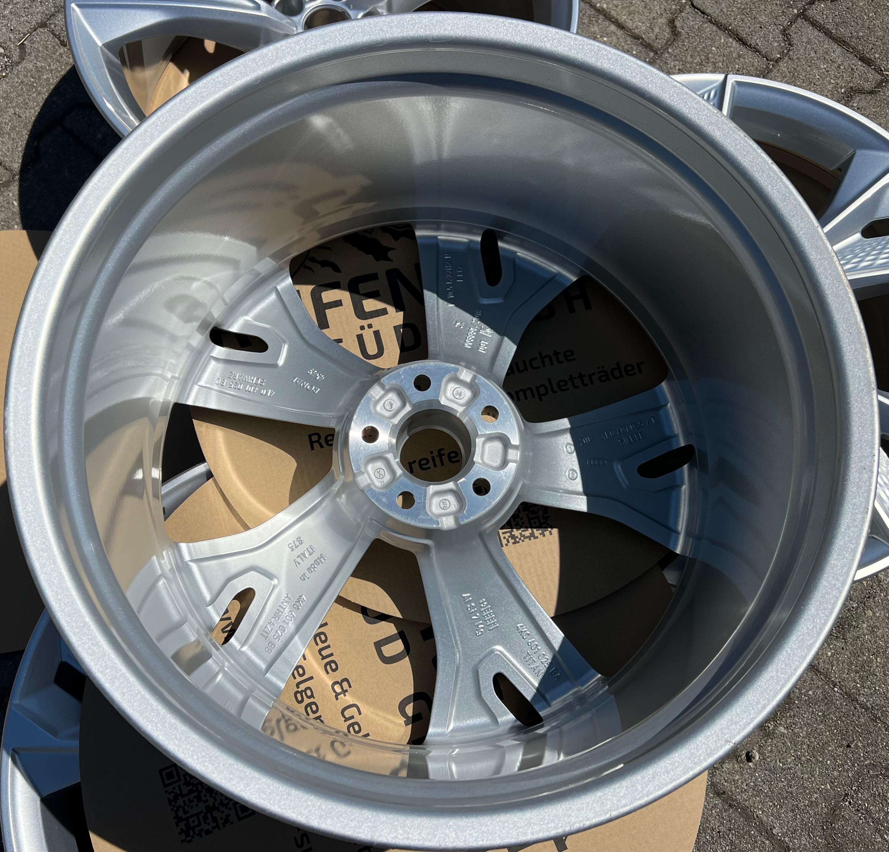 4 ORIGINELE 22" aluminium velgen AUDI RS6 RS7 4K F2 C8 3 4K0601025AT 10,5x22 ET19