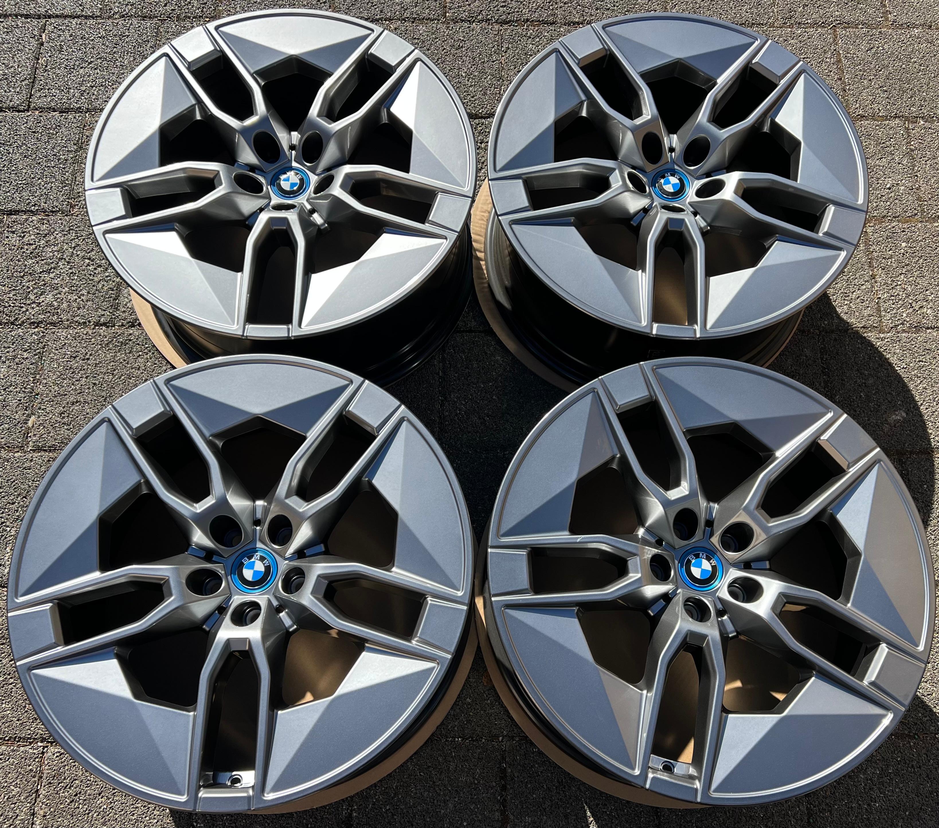 4 ORIGINAL 20" ALUFELGEN BMW IX STYLING 1002 5A02653 8,5x20 ET28 FELGEN FREIHAUS