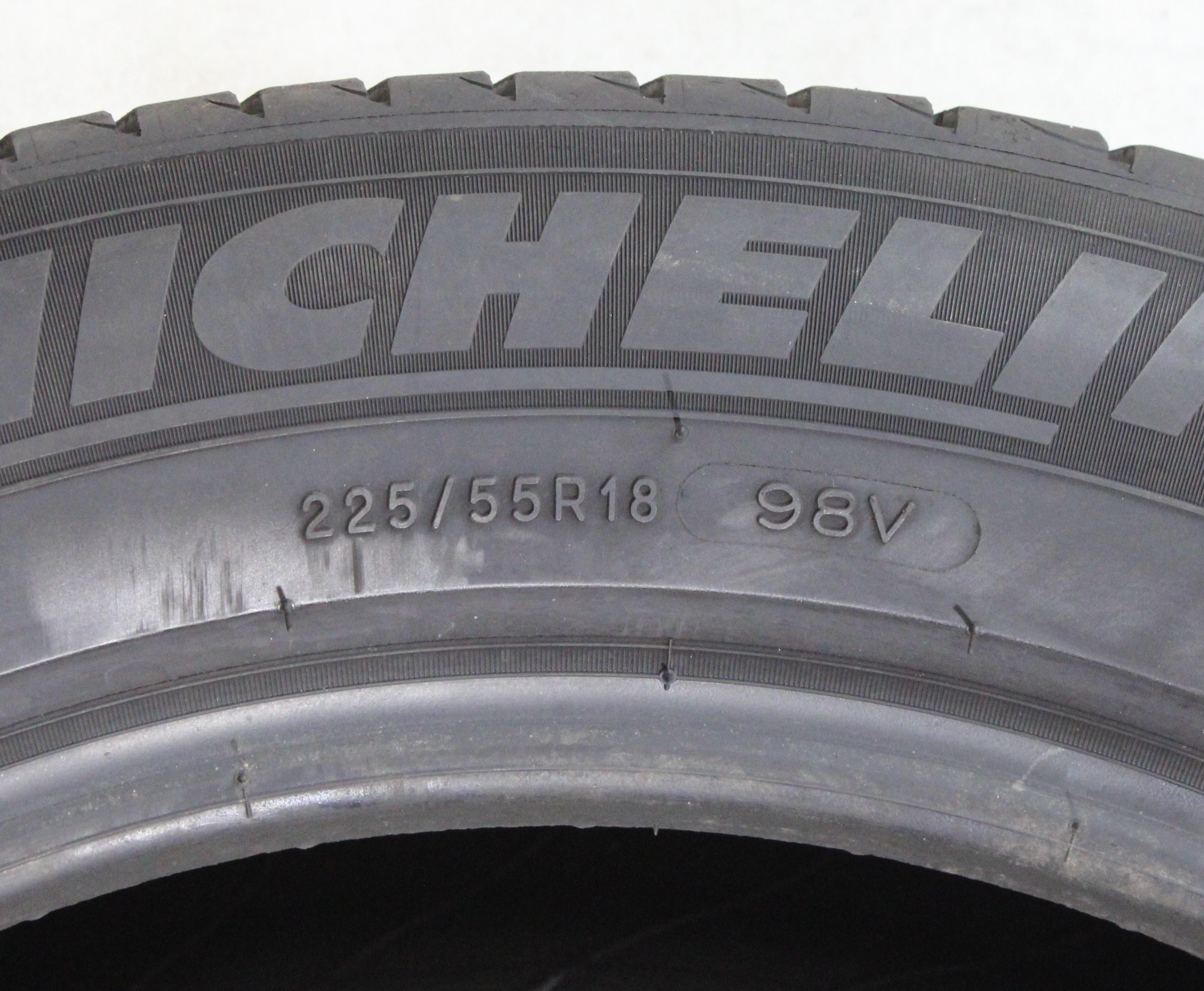 4 x 225/55R18 98V Sommerreifen Michelin Primacy 3 2x 7mm und 2x 6,5mm 2019