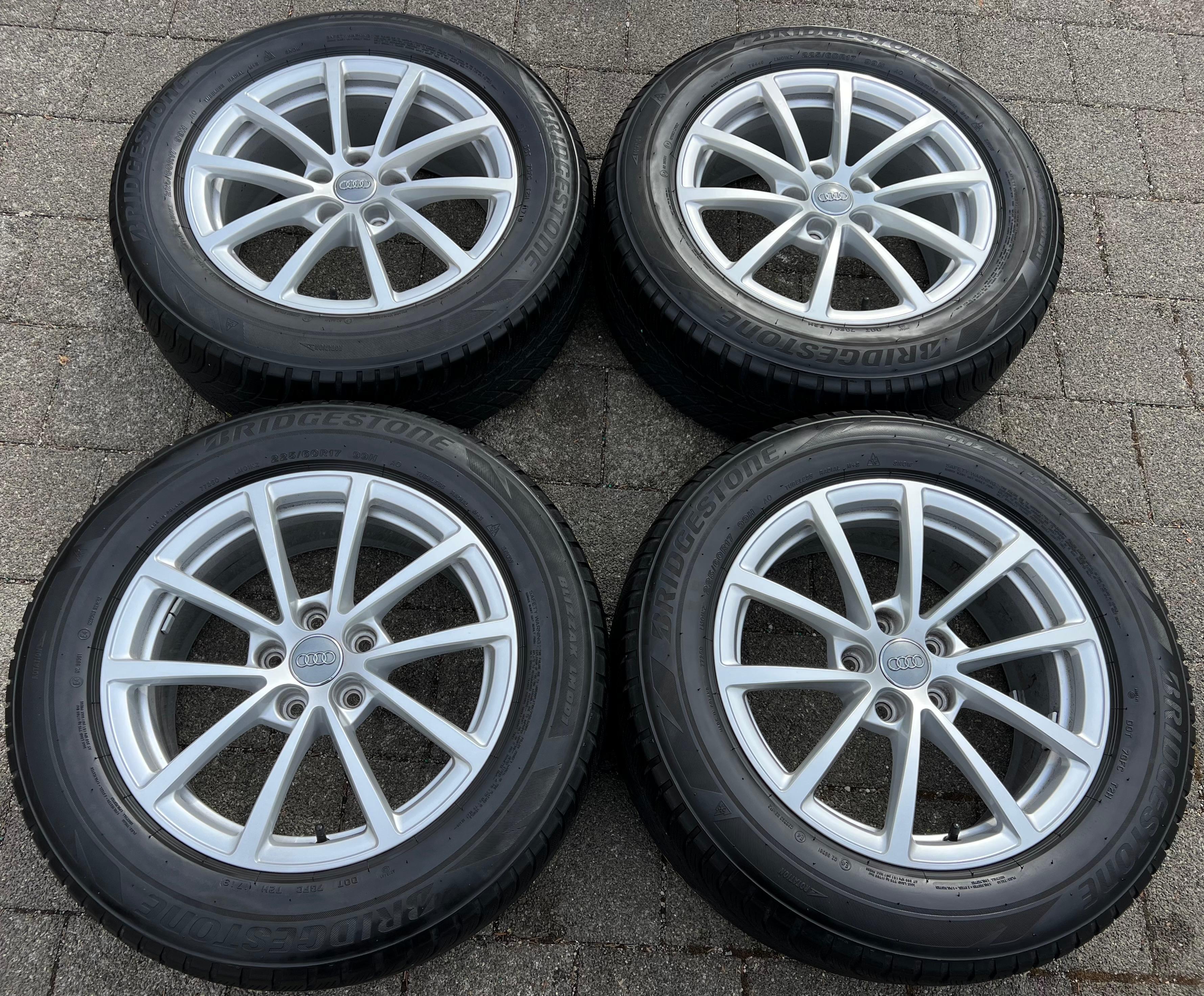 4 ROUES D'HIVER ORIGINALES 17" EN ALU AUDI A6 4K C8 F2 225/60R17 99H 4K0601025 LIVRAISON GRATUITE