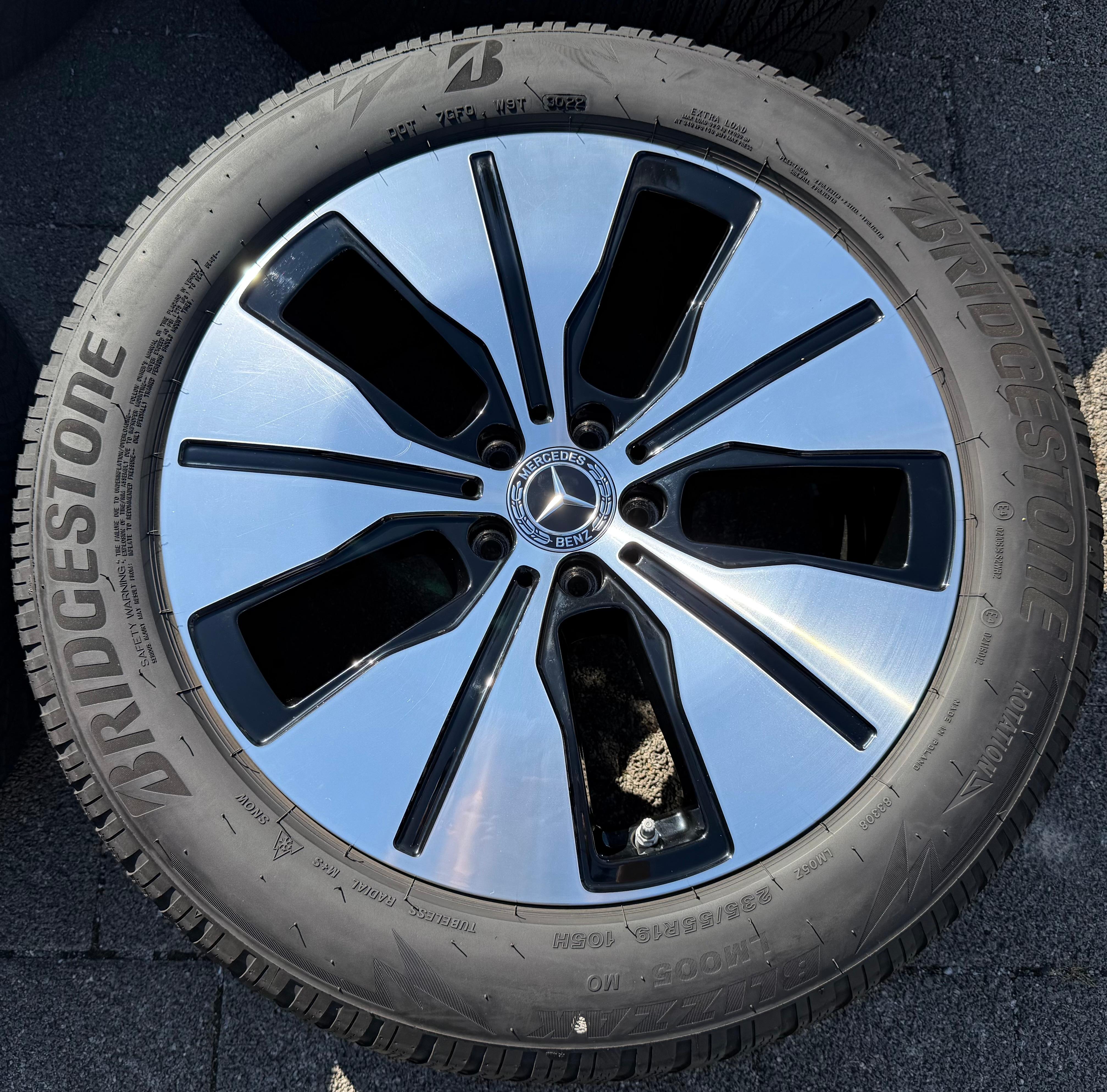 4 Original 19" Alufelgne Mercedes Benz EQC 293 A2934010100 RDKS 8x19 ET34 RDKS
