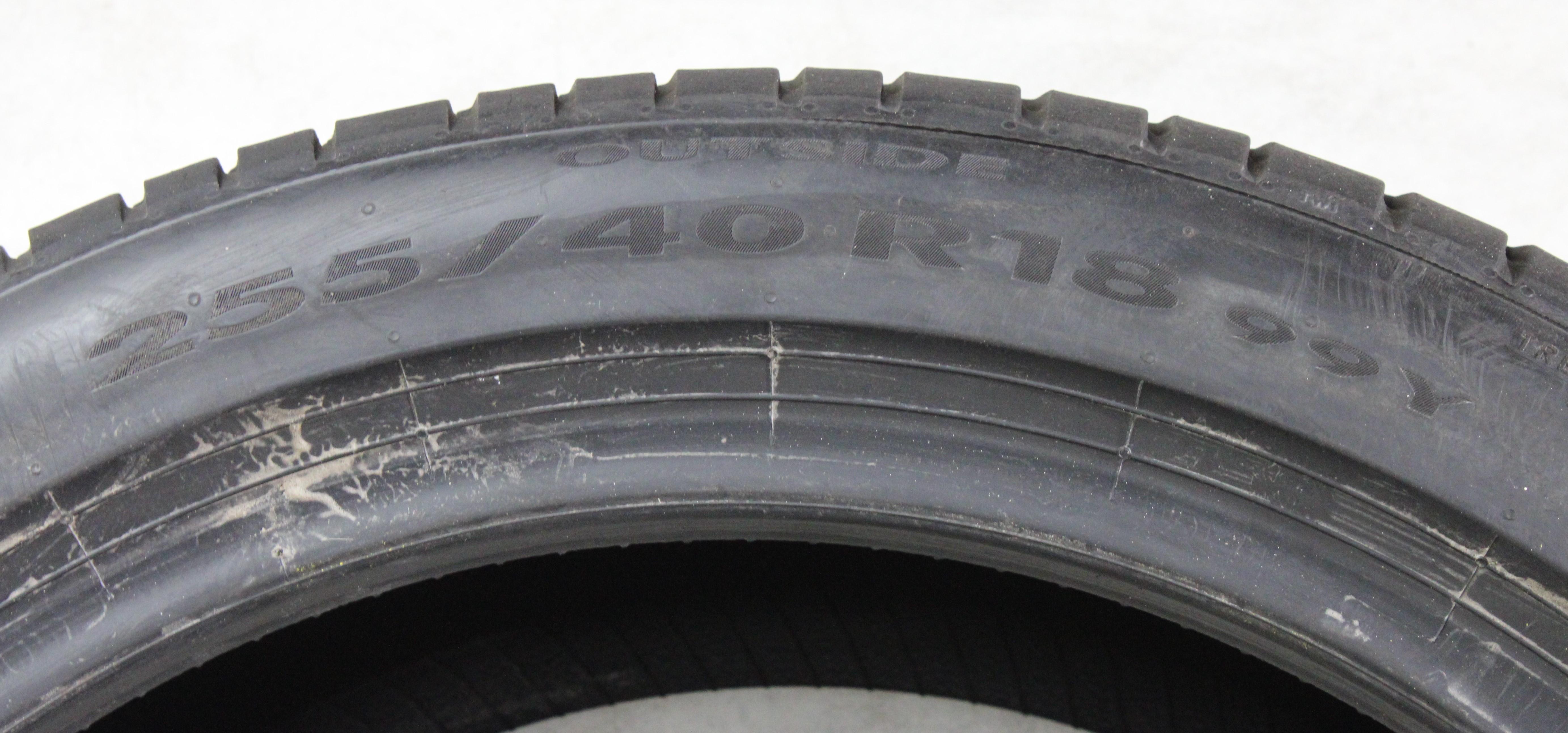 2 x 255/40R18 99Y Sommerreifen Pirelli Cinturato P7 * 4,5-5mm 2020