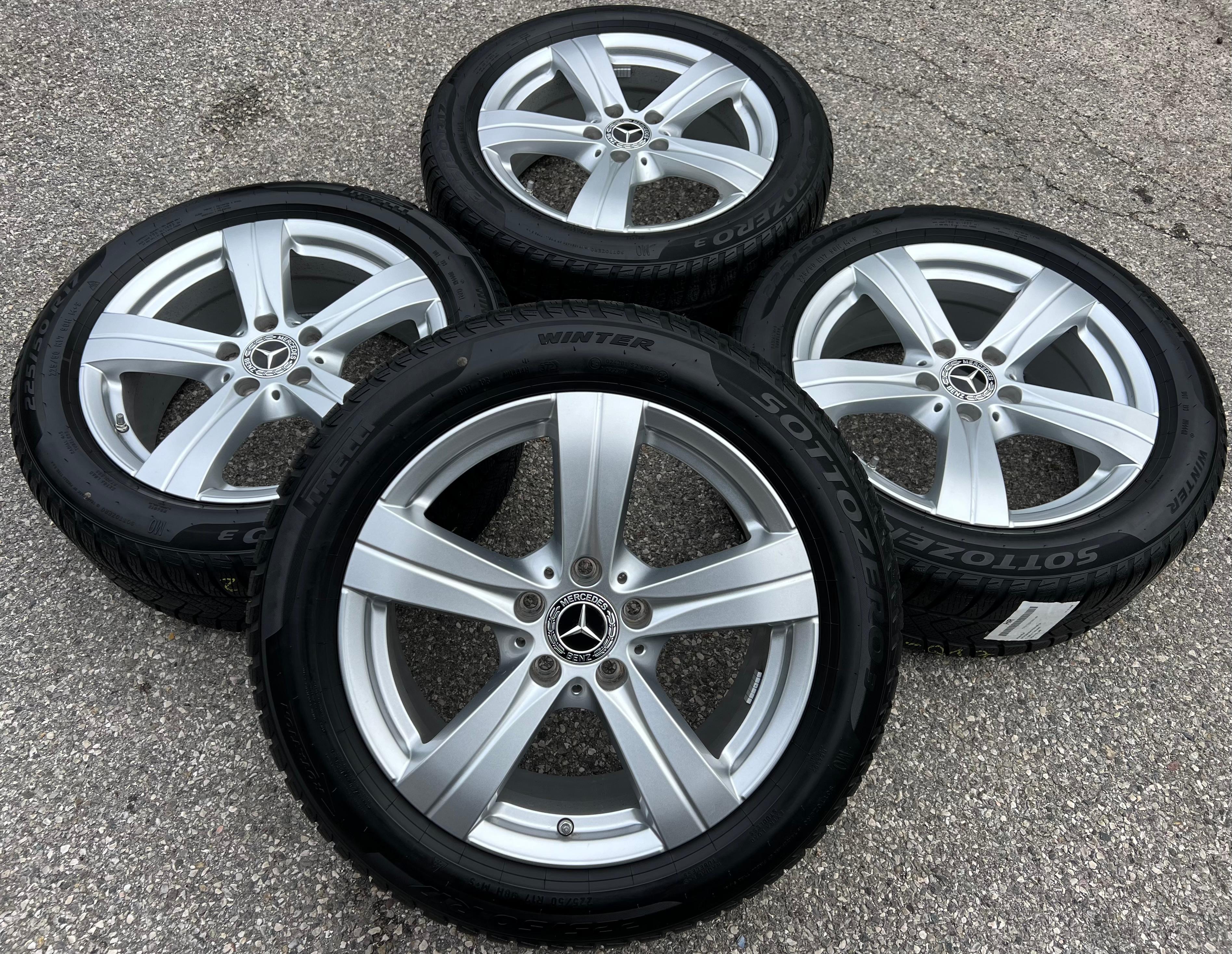 4 ORIGINAL 17" ALU WINTERRÄDER MERCEDES C-KLASSE W206 A2064017200 225/50R17 98H