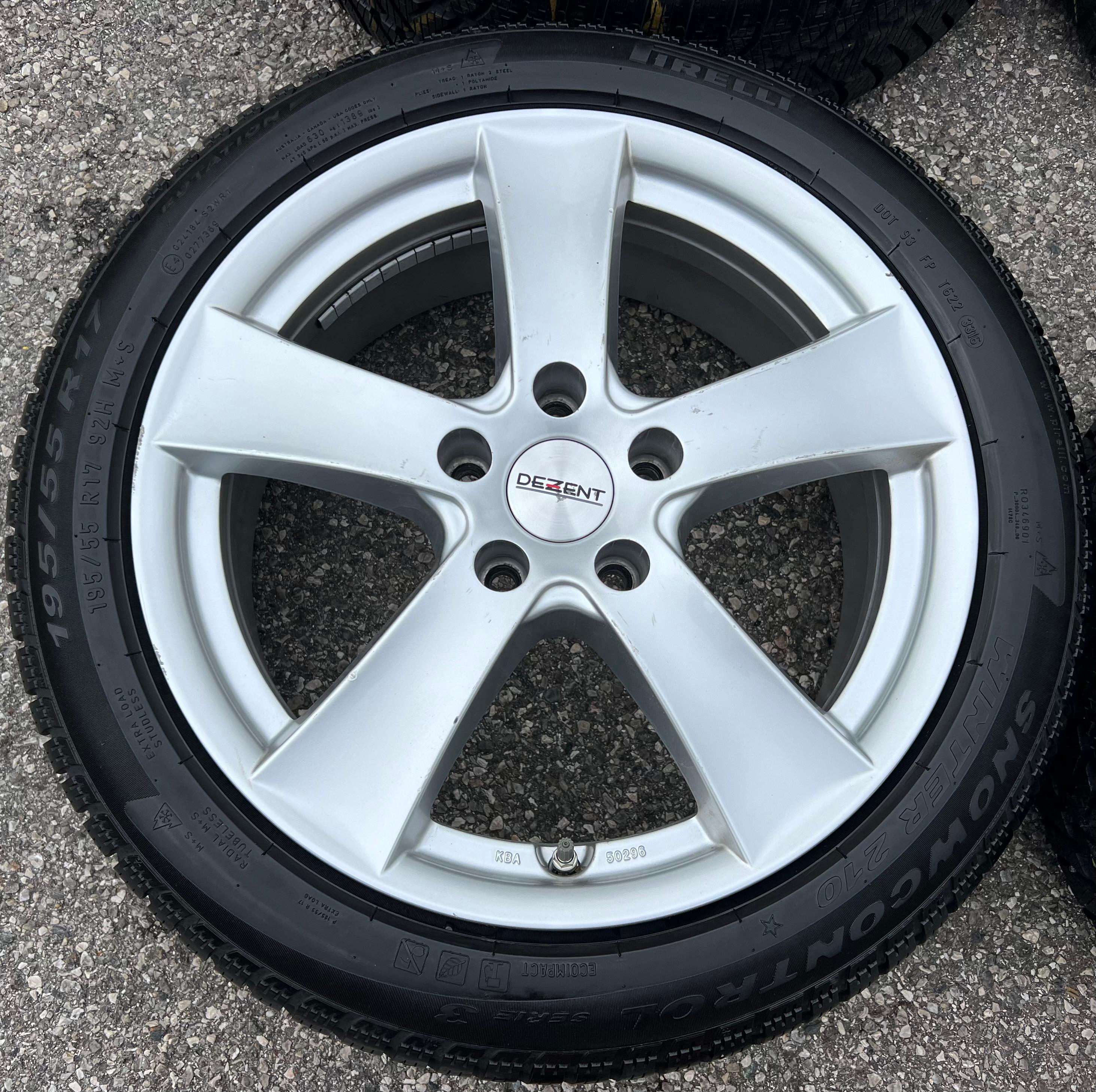 4 ROUES D'HIVER ALU 17" BMW SÉRIE 2 ACTIVE TOURER F45 F46 UKL-L 195/55R17 92H