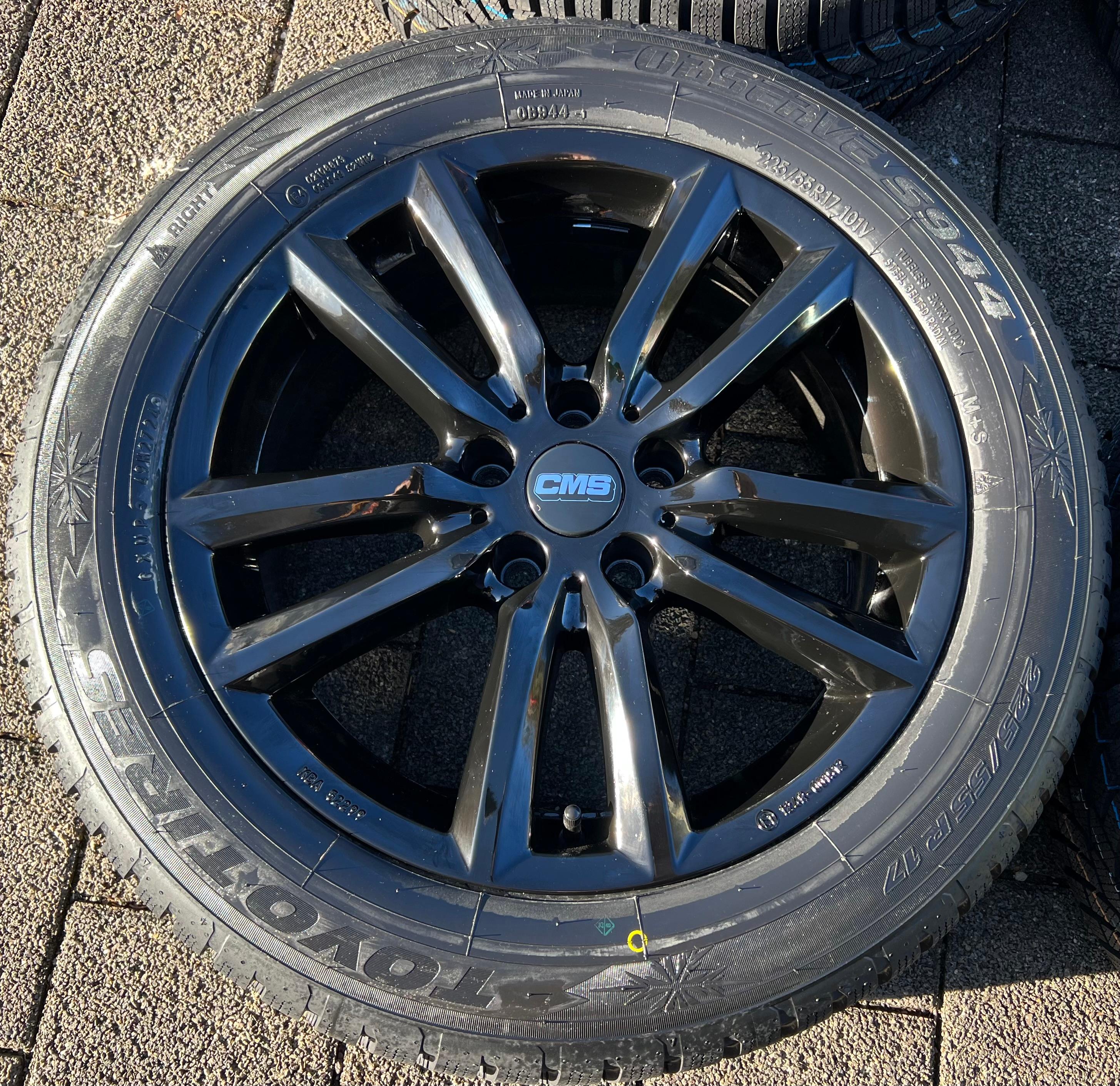 4 ALU 17" WINTERRÄDER AUDI A4 ALLROAD 8K A6 4G 225/55R17 101V TOYO 2024 NEU FREIHAUS