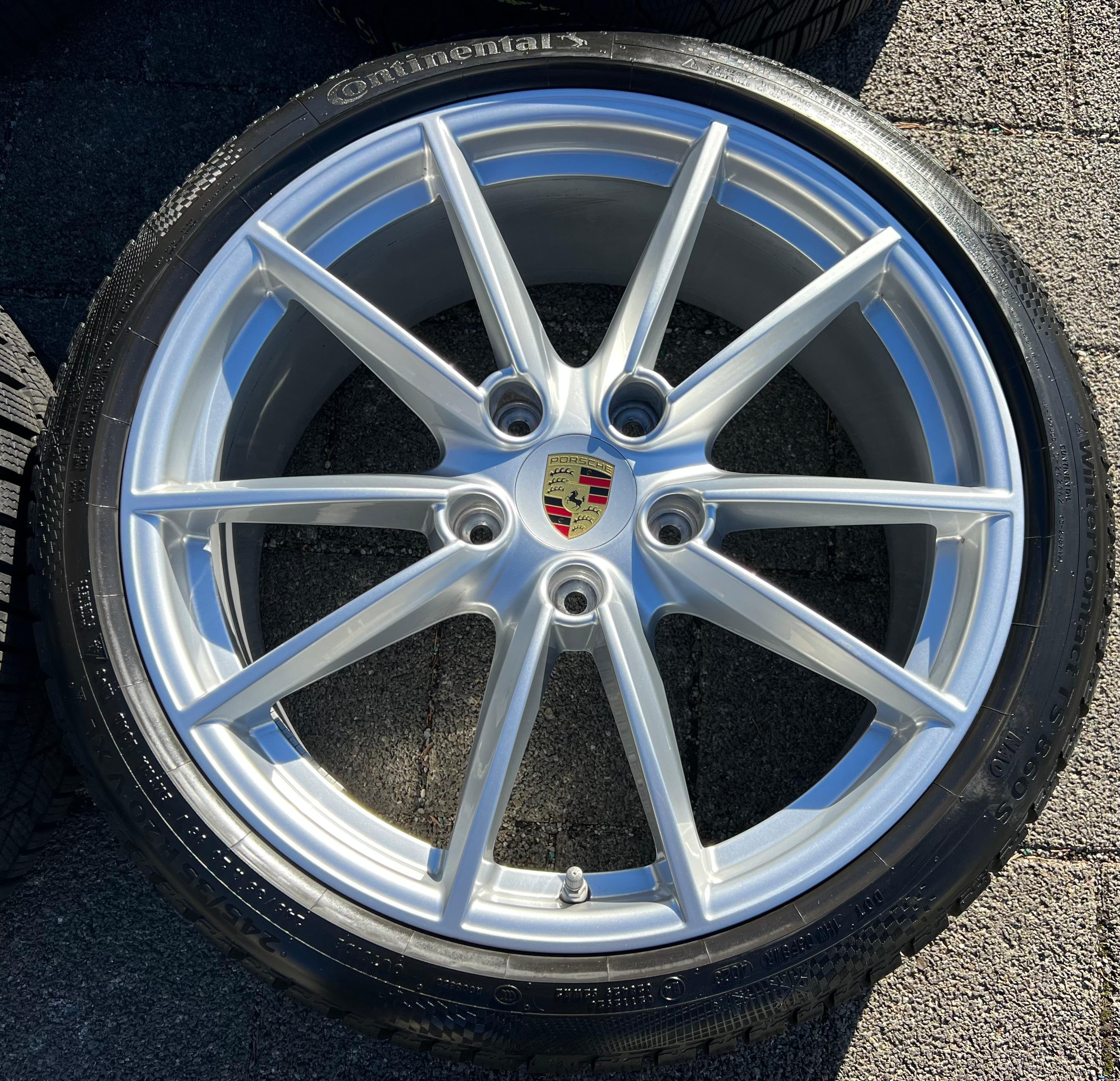 4 ORIGINAL 20" 21" ALU WINTERRÄDER PORSCHE 911 992 992601025C 992601025D 2023 RDKS