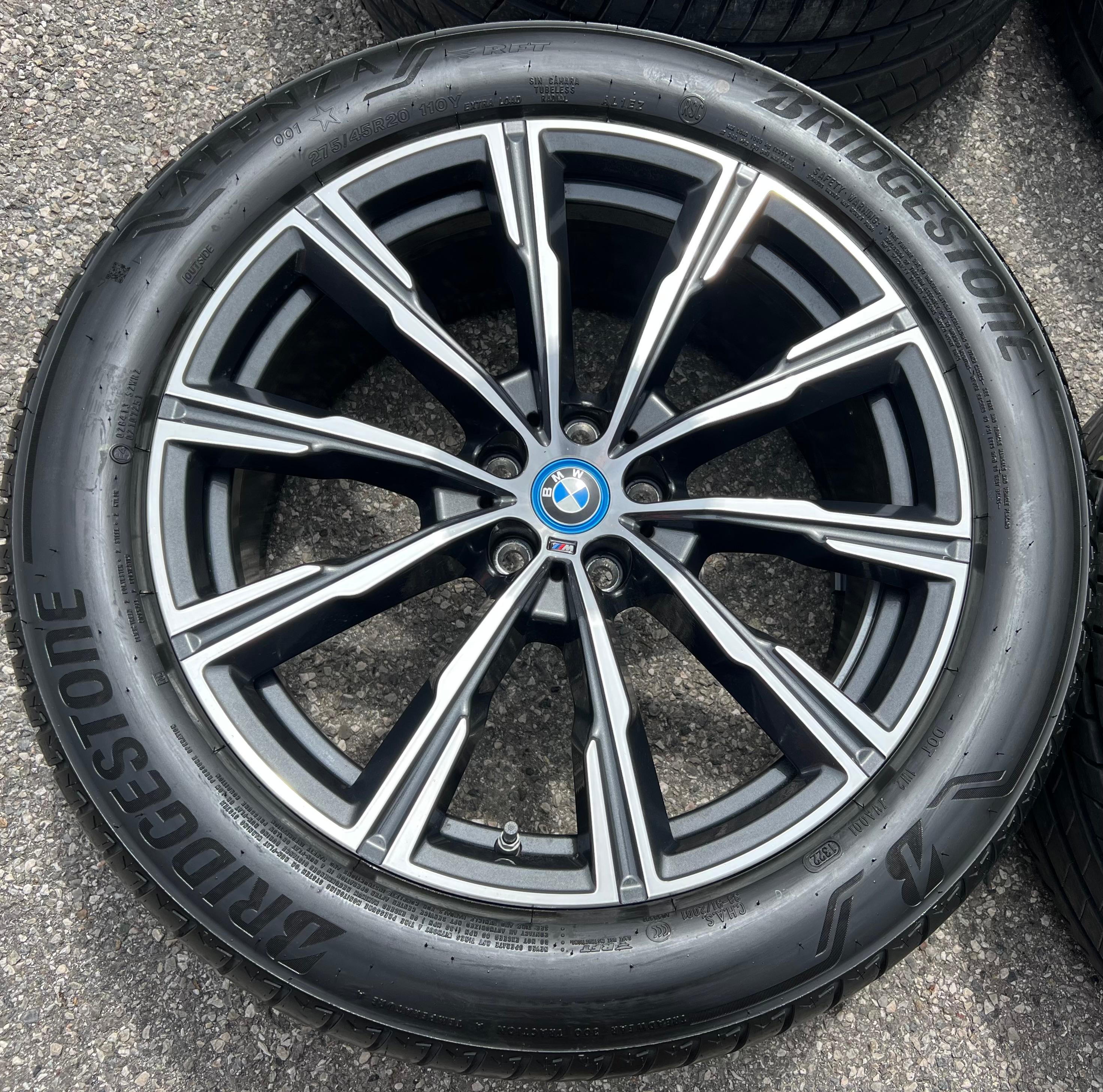 4 ORIGINAL 20" ALU SOMMERRÄDER BMW X5 G05 X6 G06 STYLING M740 275/45R20 110Y 305/40R20 112Y