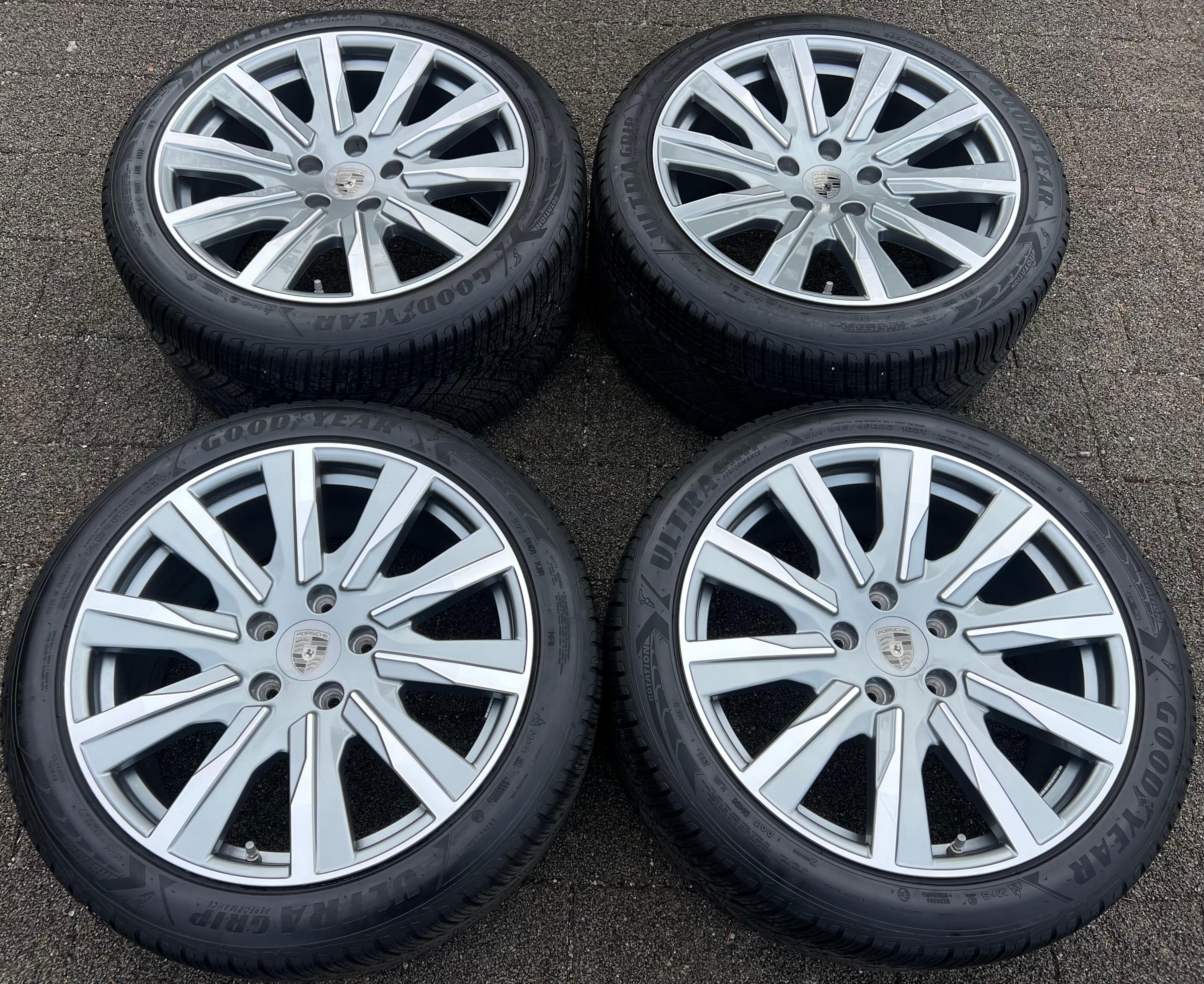 4 LLANTAS DE ALEACIÓN ORIGINALES DE 20" PARA INVIERNO PORSCHE TAYCAN TEQUIPMENT RDKS ENVÍO GRATUITO