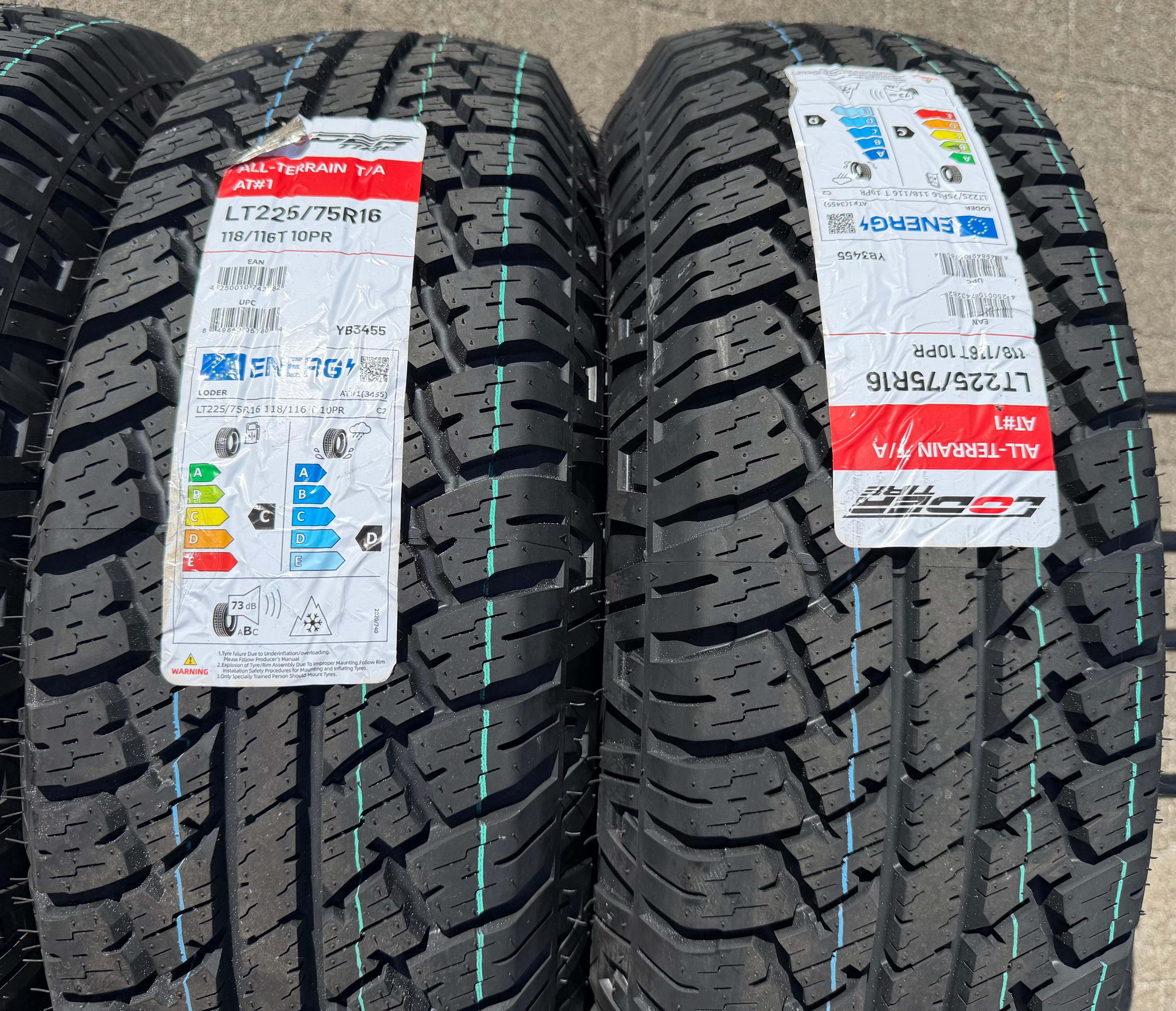 4 Allwetterräder Mercedes Sprinter W907 907 225/75R16C 118/116T LODER AT#1 Ganzjahresreifen NEU