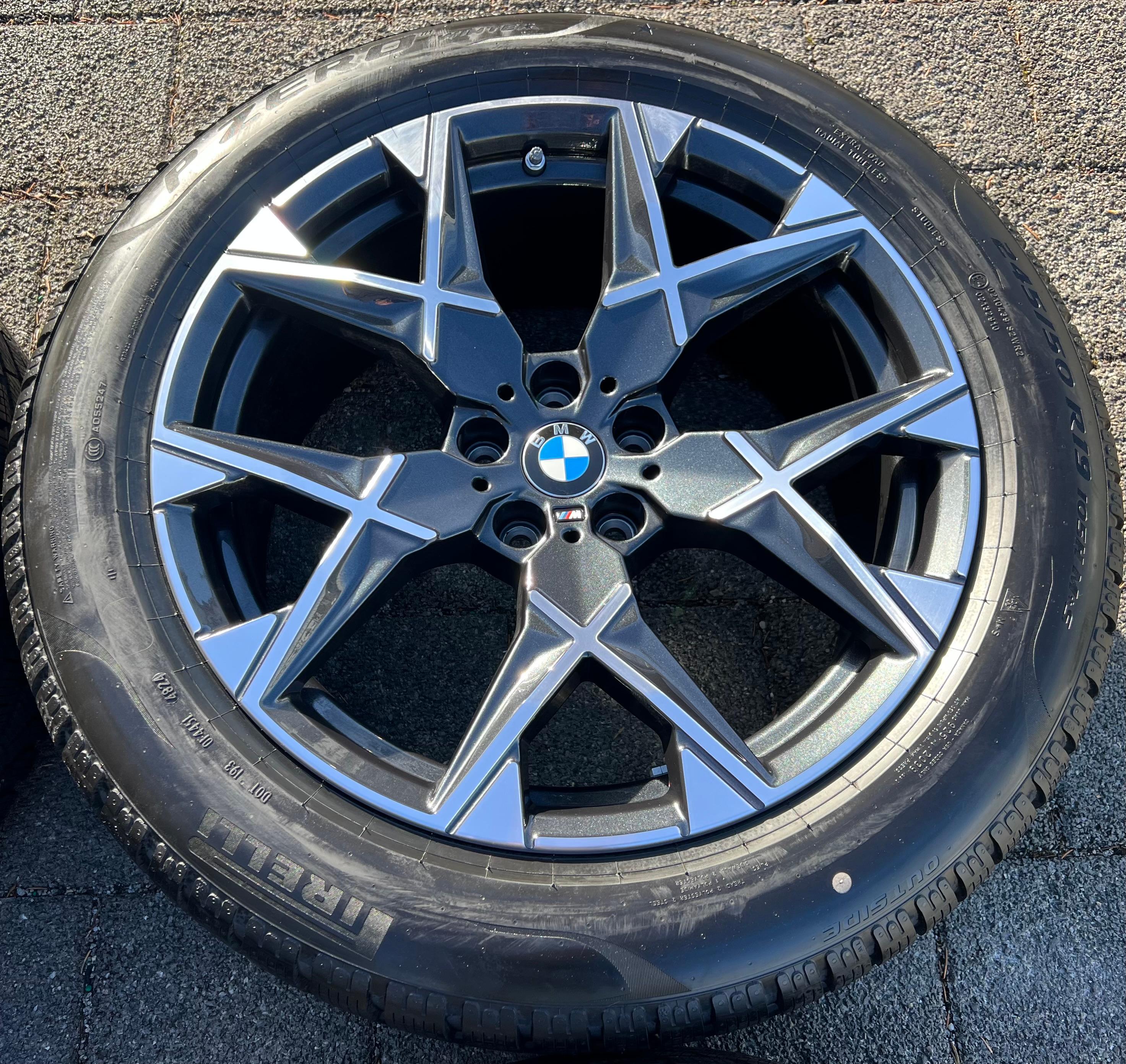 4 ORIGINAL 19" ALU WINTERRÄDER BMW 7ER REIHE G70 X3 G45 STYLING 1035 NEU