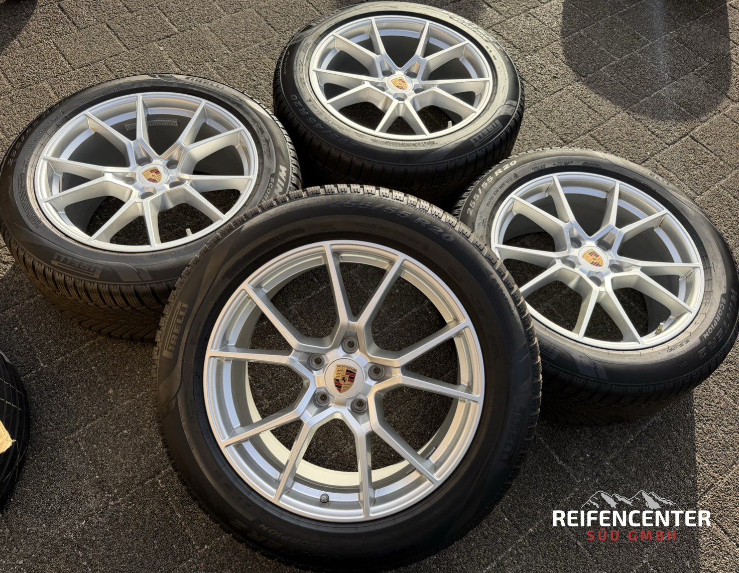 4 ruedas de invierno de aleación originales de 20" para Porsche Cayenne II E3 9YA 9Y0601025CB 9Y0601025CC
