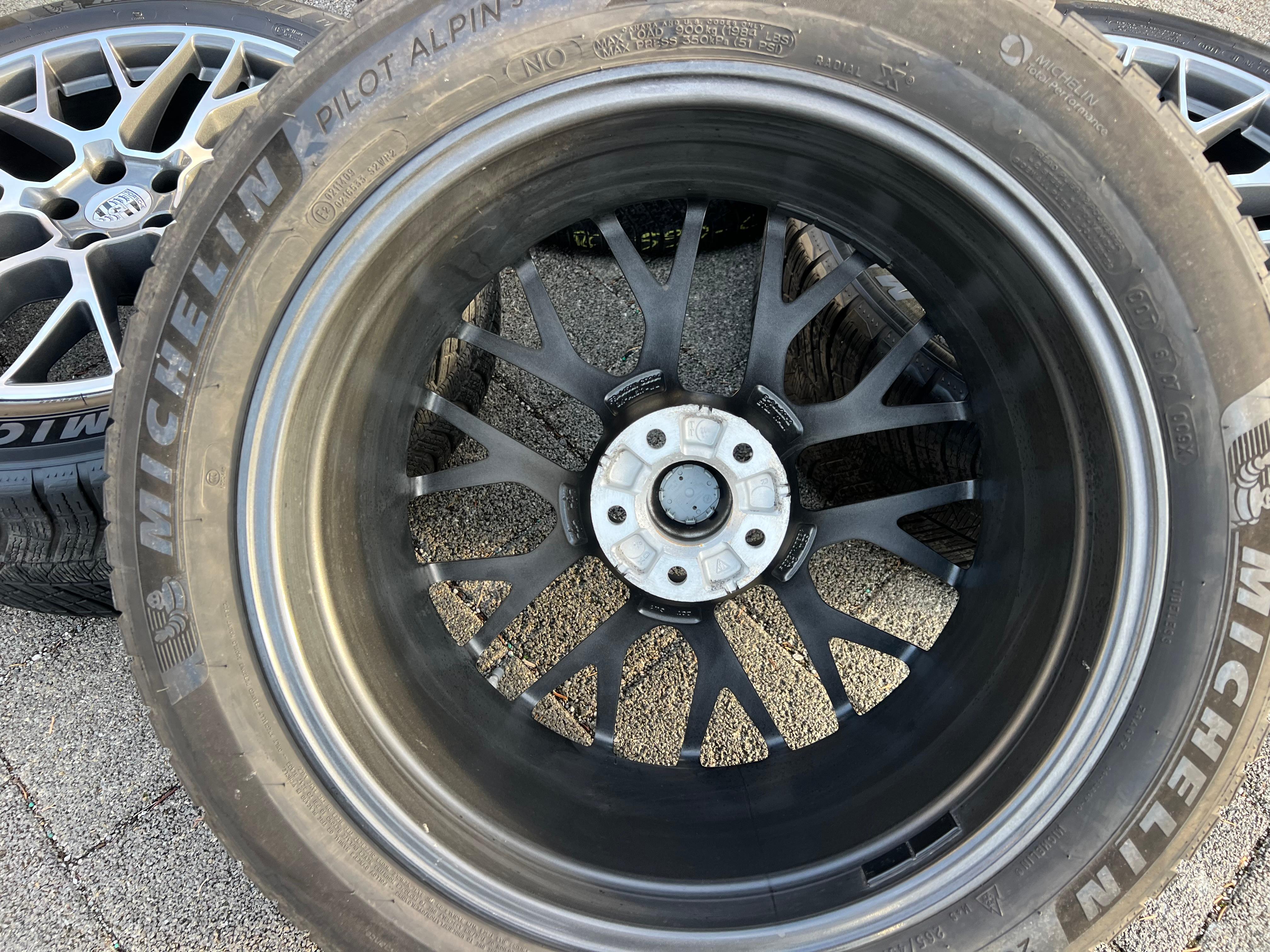 4 ORIGINAL 20" ALU WINTERRÄDER PORSCHE MACAN I & II RS SPYDER FELGEN MICHELIN