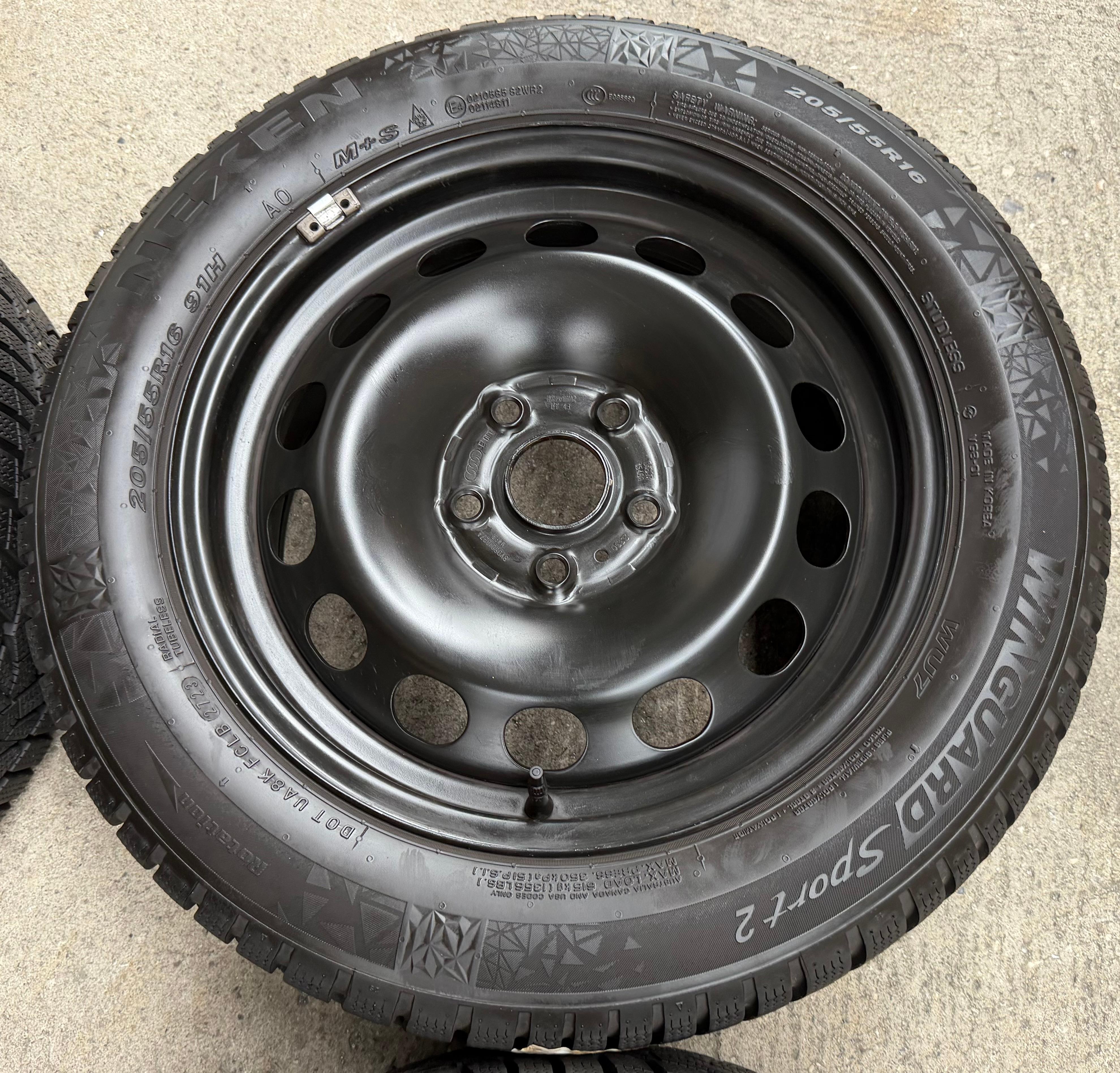 4 Winterräder Audi A3 8V Sportback Cabrio  205/55R16 91H Nexen 8V0601027A 2023