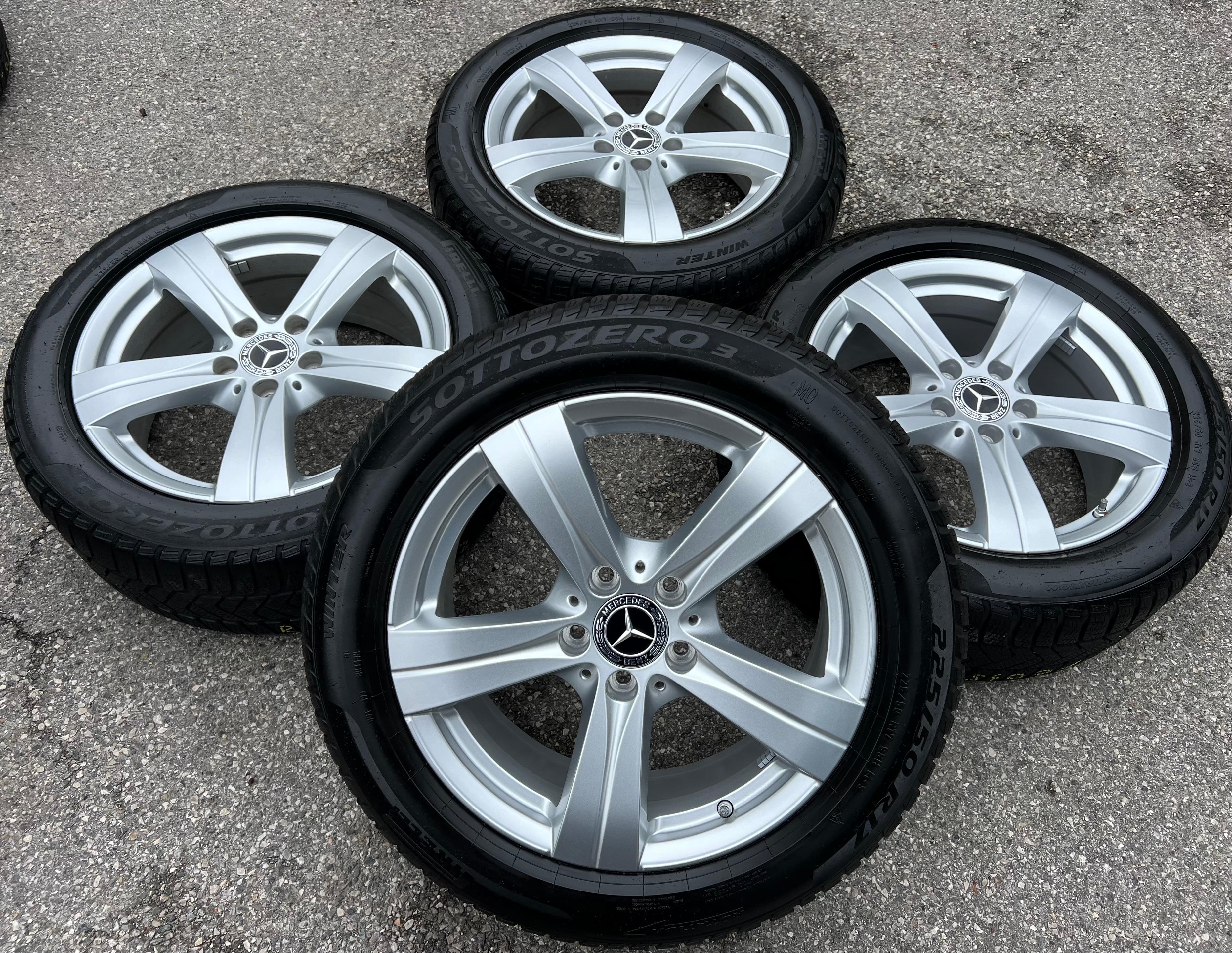4 ORIGINELE 17" LICHTMETALEN VELGEN MERCEDES C-KLASSE W206 W206K A2064017200 RDKS