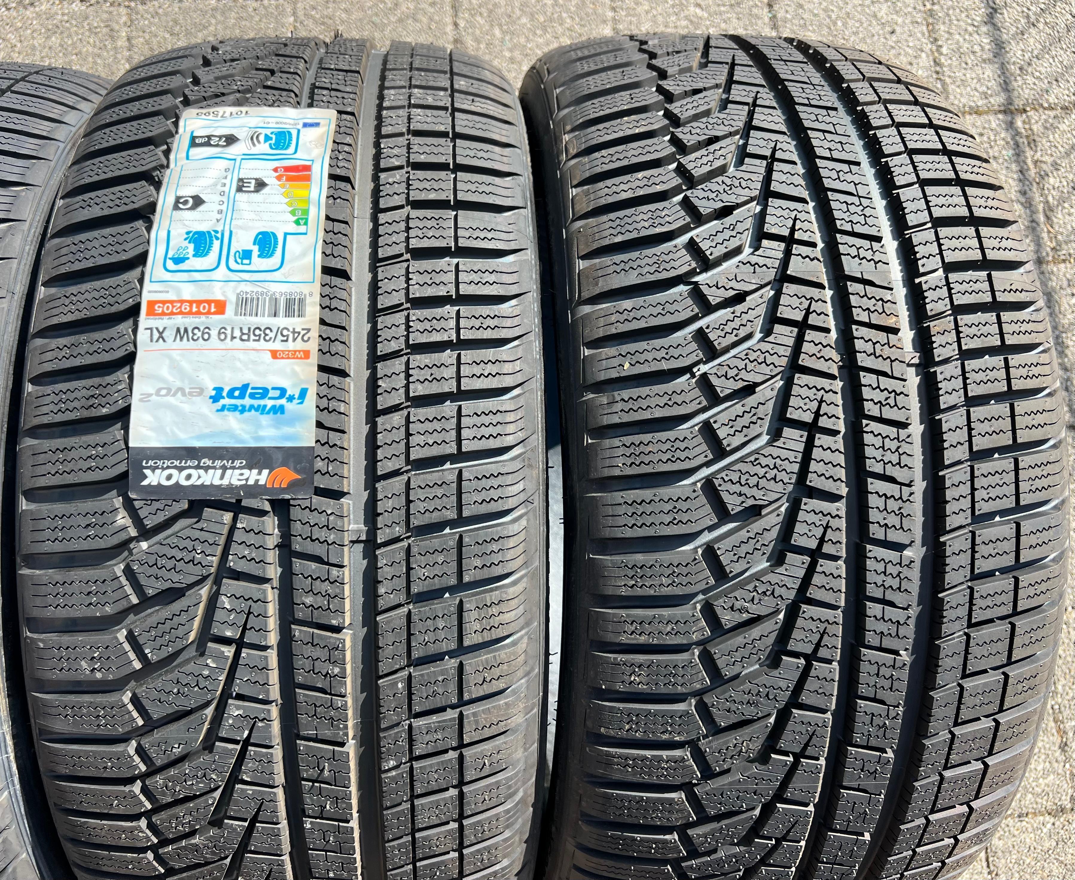 4 x 245/35R19 93W Winterreifen Hankook Winter I*Cept Evo 2 NEU 2019
