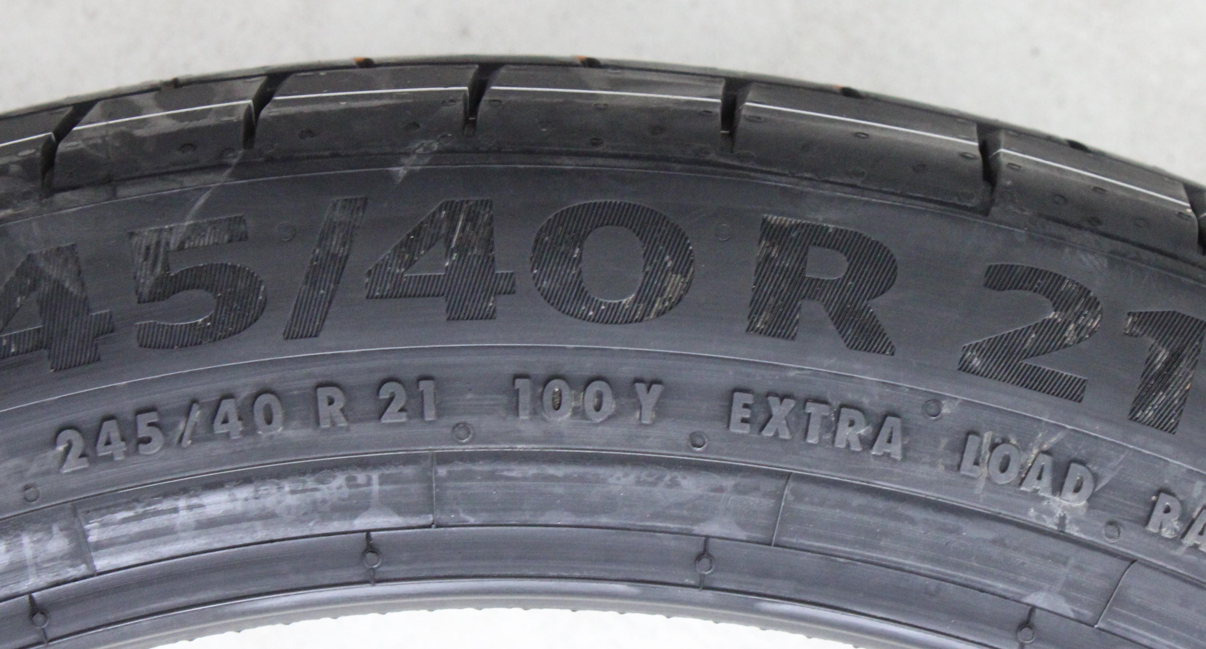 1 neumático de verano Continental Sport Contact 6 AO, 245/40R21 100Y, nuevo, 2020, Silent XL