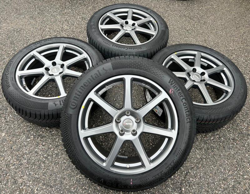 4 ALUMINIUM 19" WINTERWIELEN AUDI Q4 FZ SKODA ENYAQ NY VW ID.4 ID4 E2 CONTINENTAL 2022