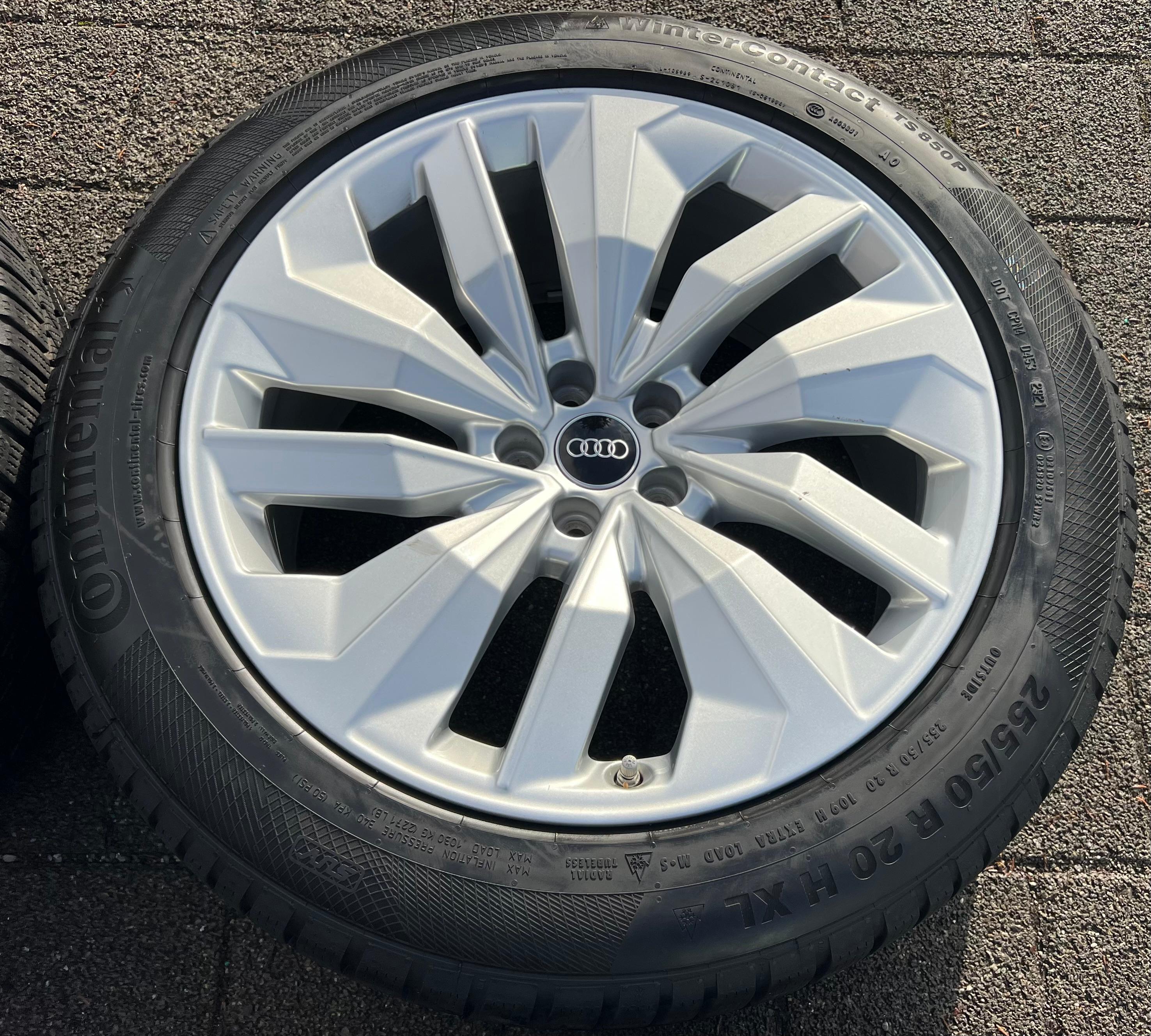 4 ORIGINAL 20" ALU WINTERRÄDER AUDI Q8 GE E-TRON 4KE601025N 255/50R20 109H RDKS