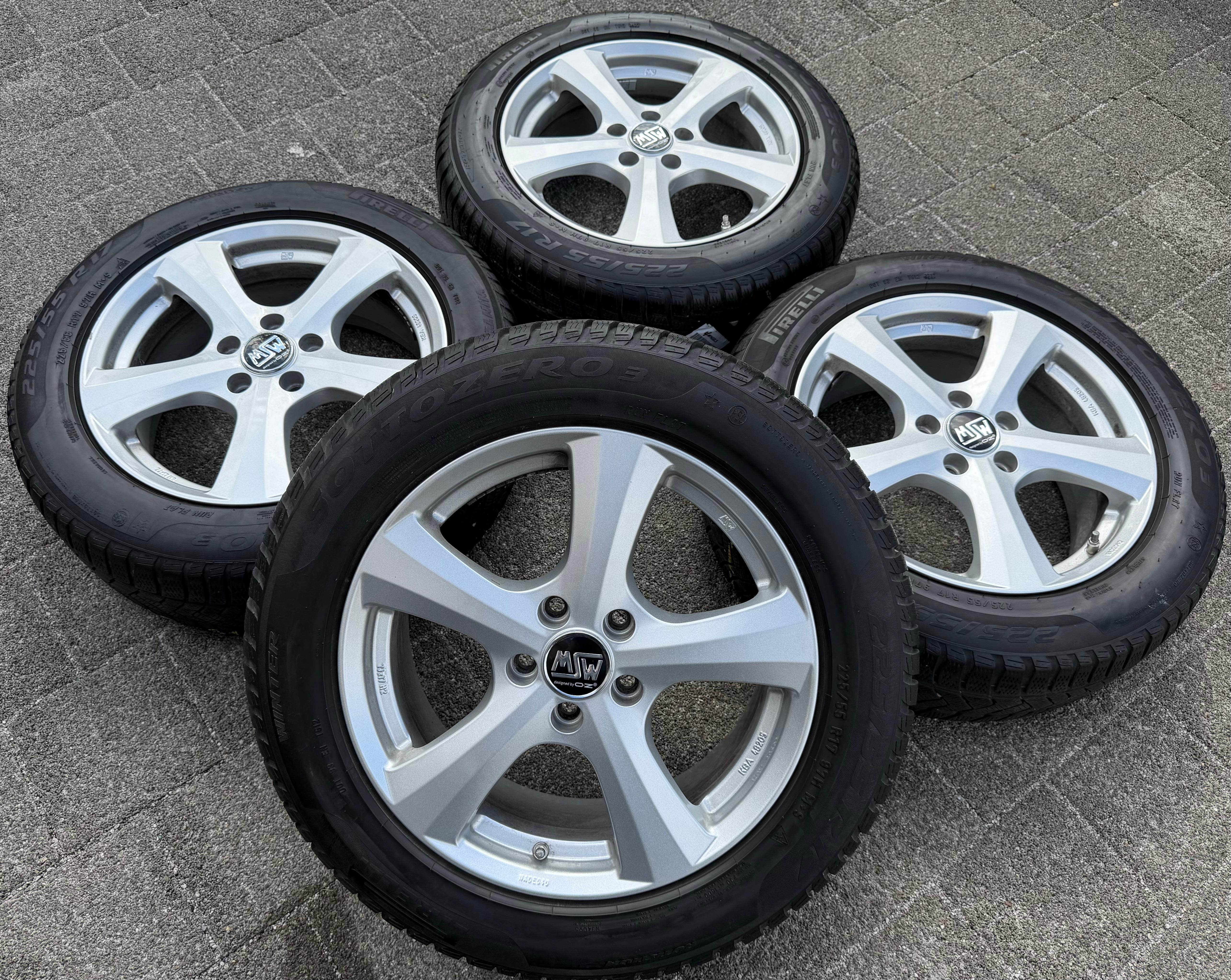 4 Alu 17" Winterräder BMW X1 F48 X2 F39 Mini Countryman F60 225/55R17 97H RDKS