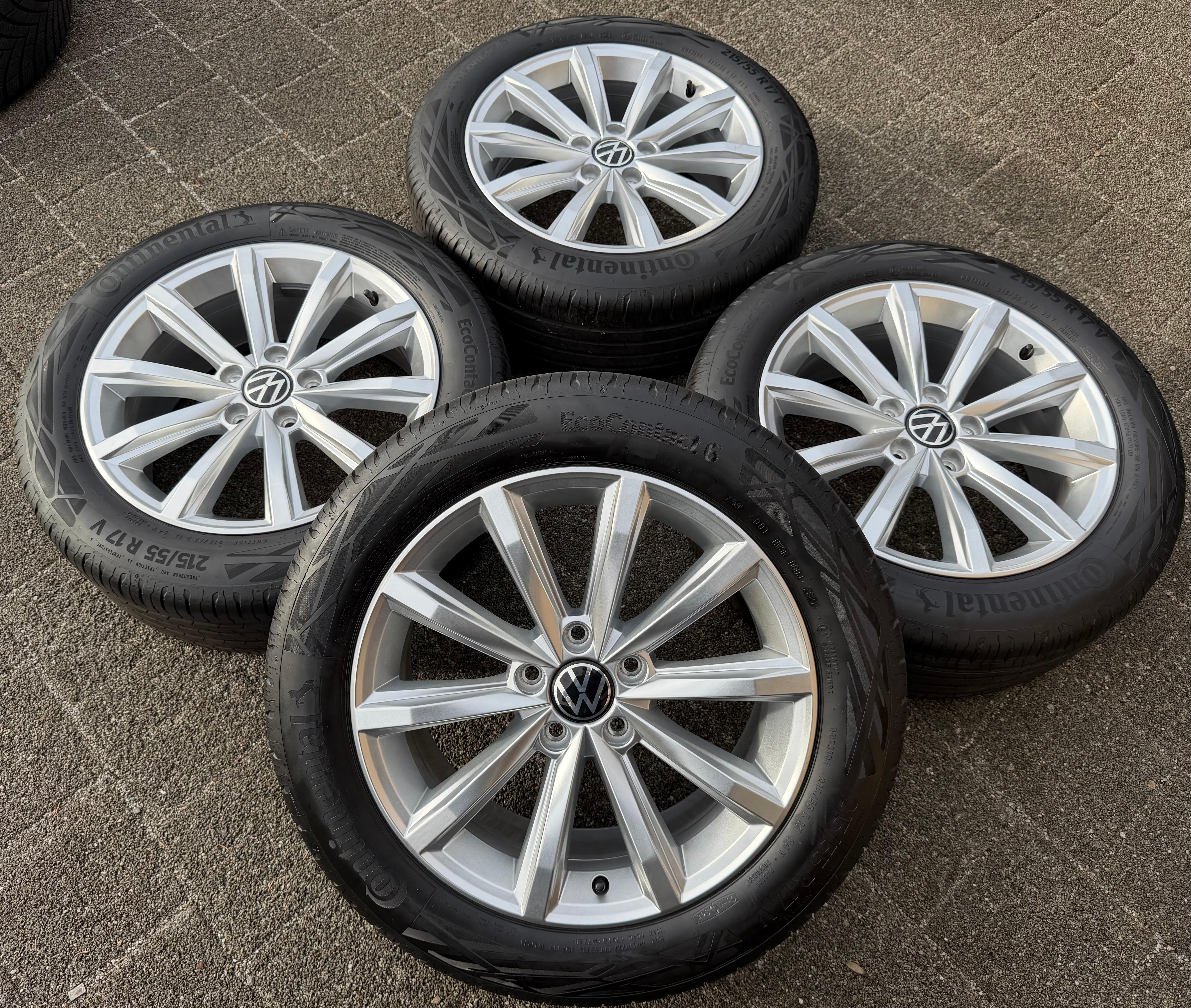 4 Original 17" Alu Sommerräder VW Passat 3G B8 B81 3G0601025BP London