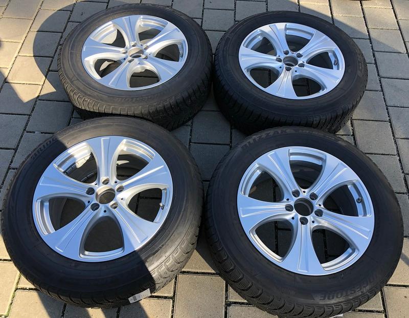 4 llantas de aluminio originales de invierno de 18" para Mercedes Clase GLC X253 204X con sistema de control de presión de neumáticos (TPMS) A2534010800
