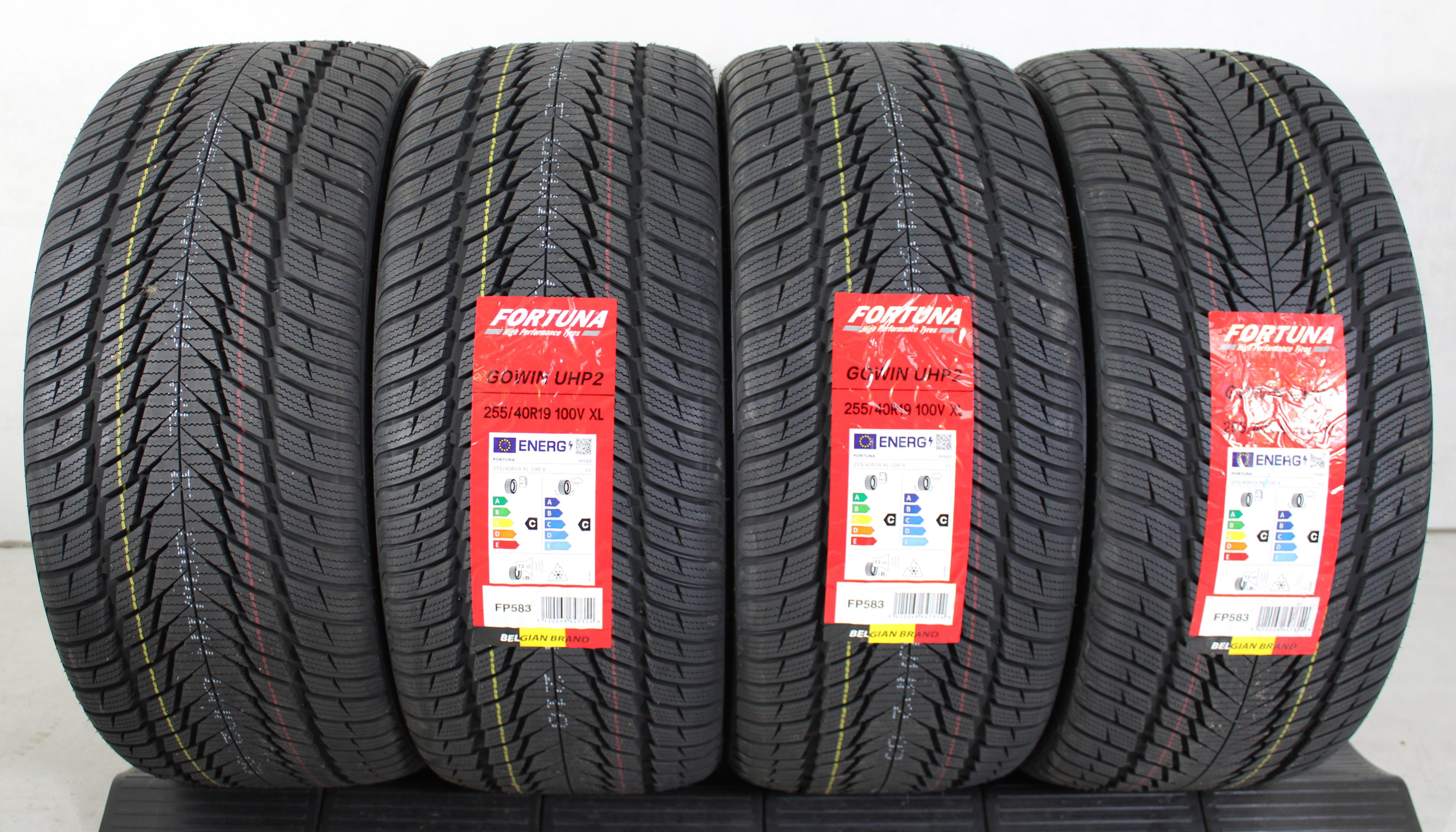 4 x 255/40R19 100V Winterreifen Fortuna GoWin UHP2 2024 XL NEU Freihaus
