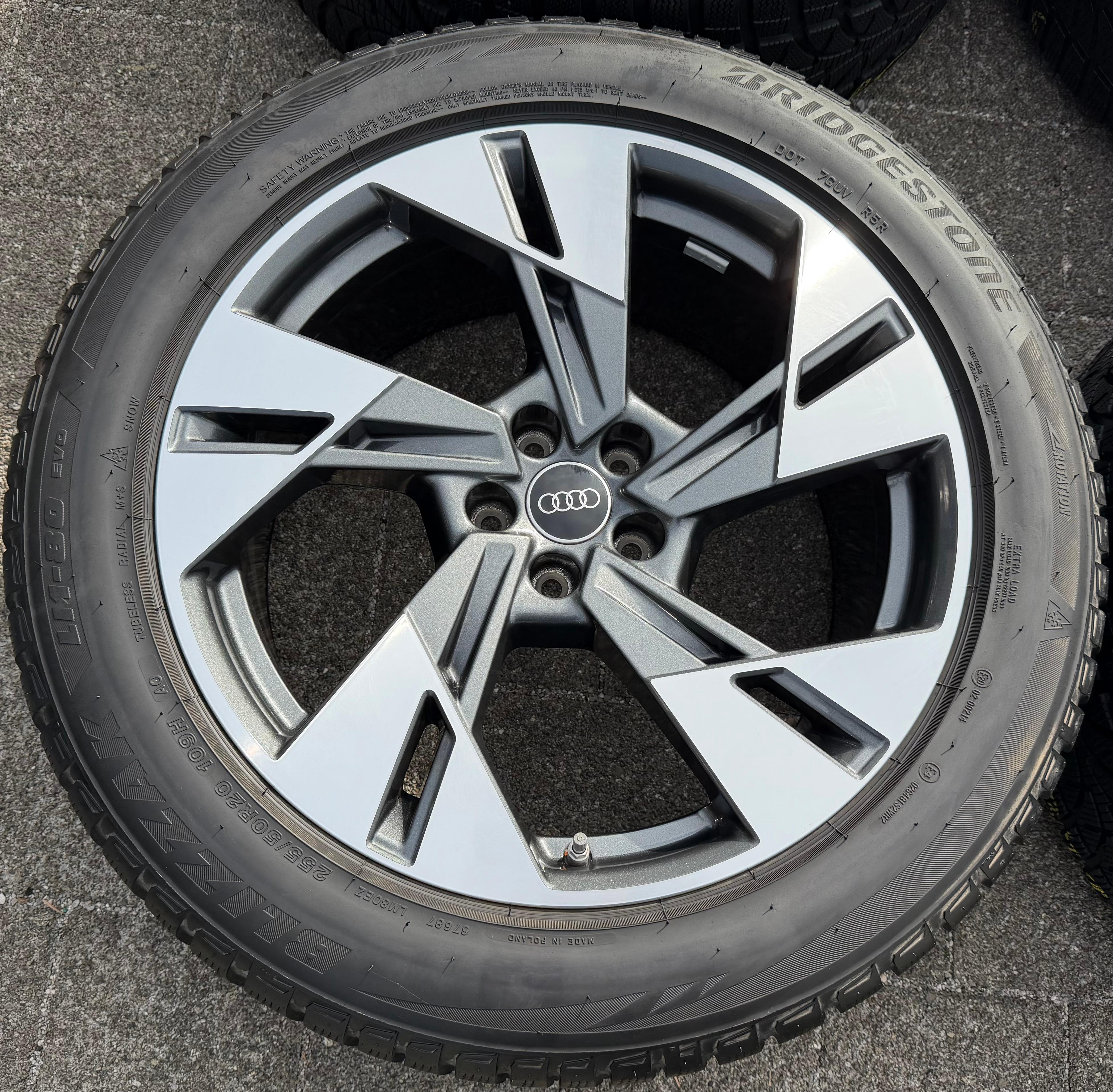 4 ORIGINAL 20" ALU WINTERRÄDER AUDI E-TRON Q8 ETRON 4KE601025T 255/50R20 109H