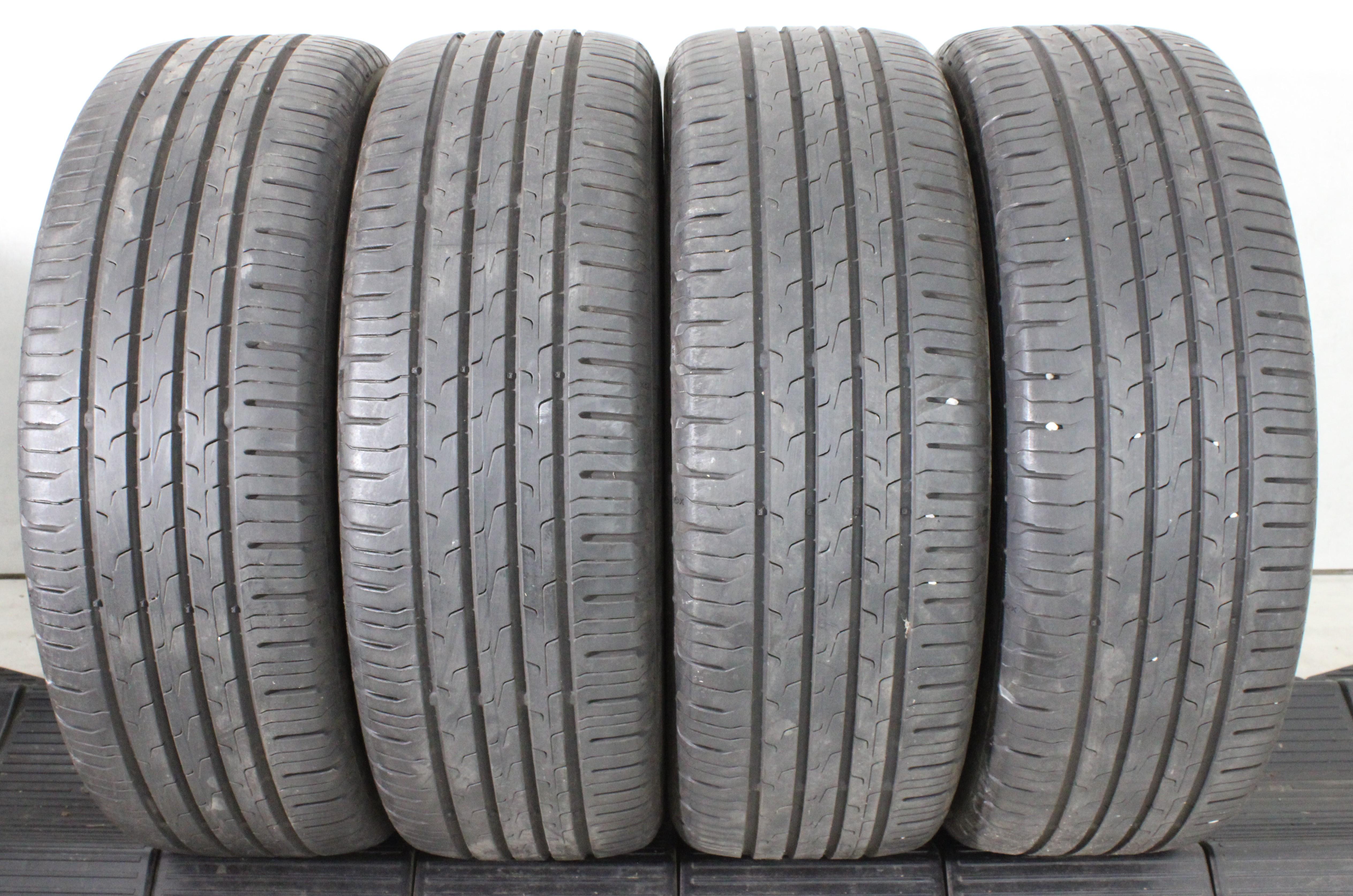 4 neumáticos de verano Continental Eco Contact 6, 195/55R16 87V, 4-5 mm, 2022