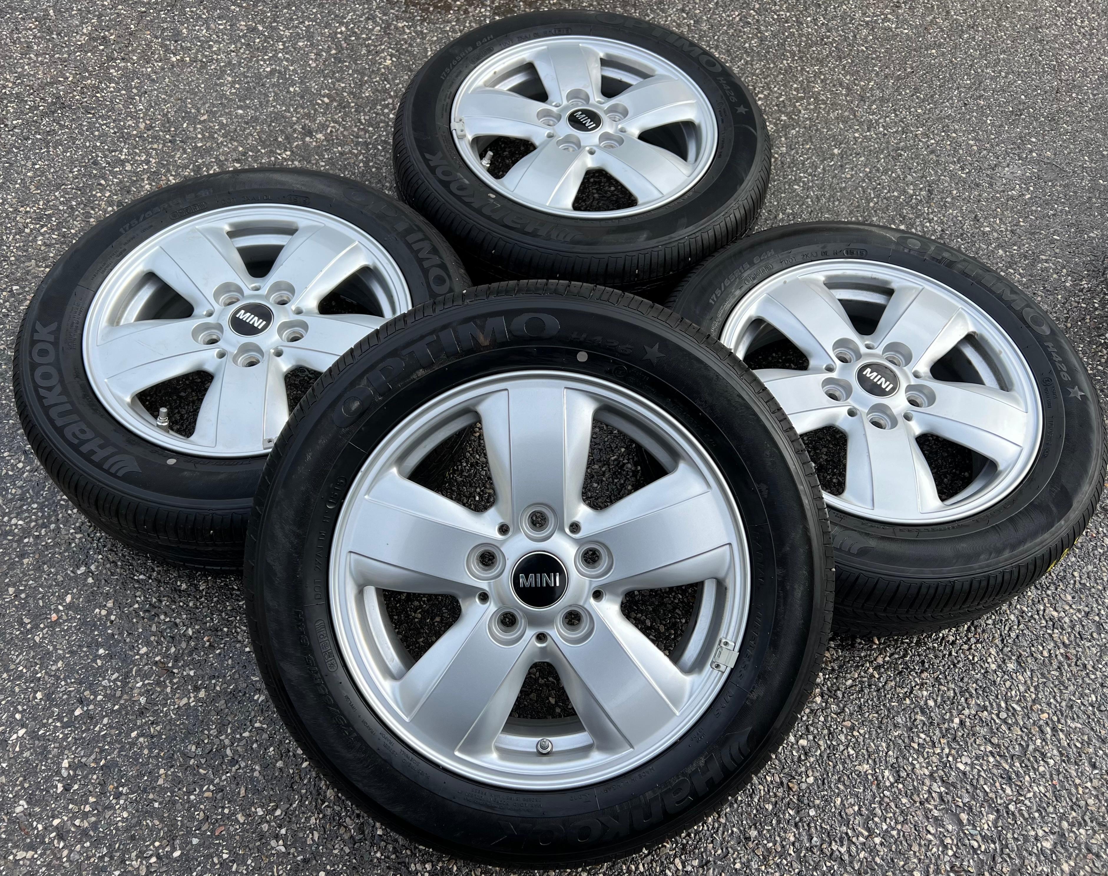 4 ORIGINAL ALU SOMMERRÄDER MINI COOPER F55 F56 F57 RDKS 175/65R15 84H NEUWERTIG