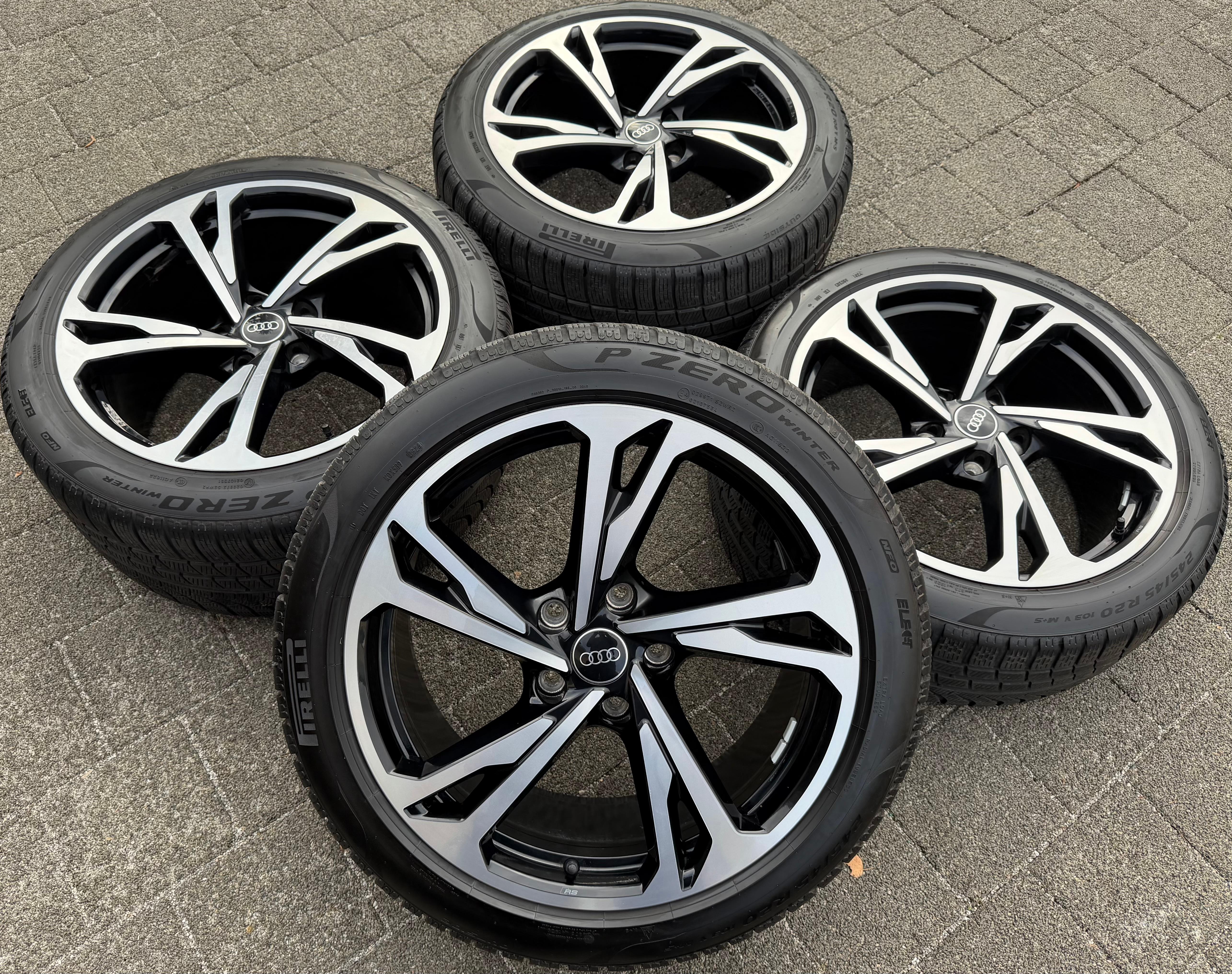 4 ORIGINAL 20" ALU WINTERRÄDER AUDI ETRON E-TRON GT 4J3601025AM 4J3601025AL
