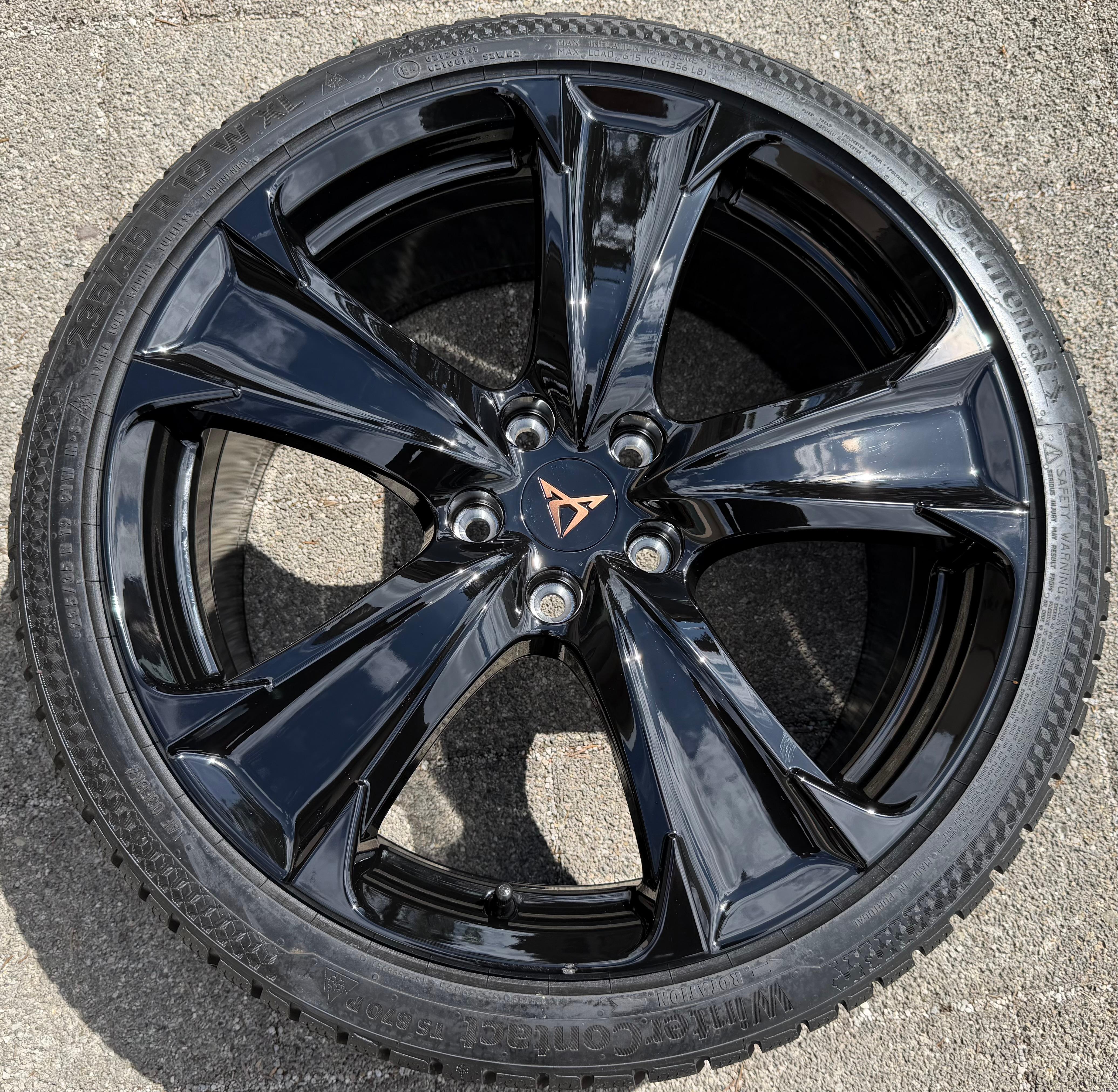 1 cerchio in lega originale da 19" SEAT CUPRA LEON LF 5F 5FA601025F 8x19 ET49