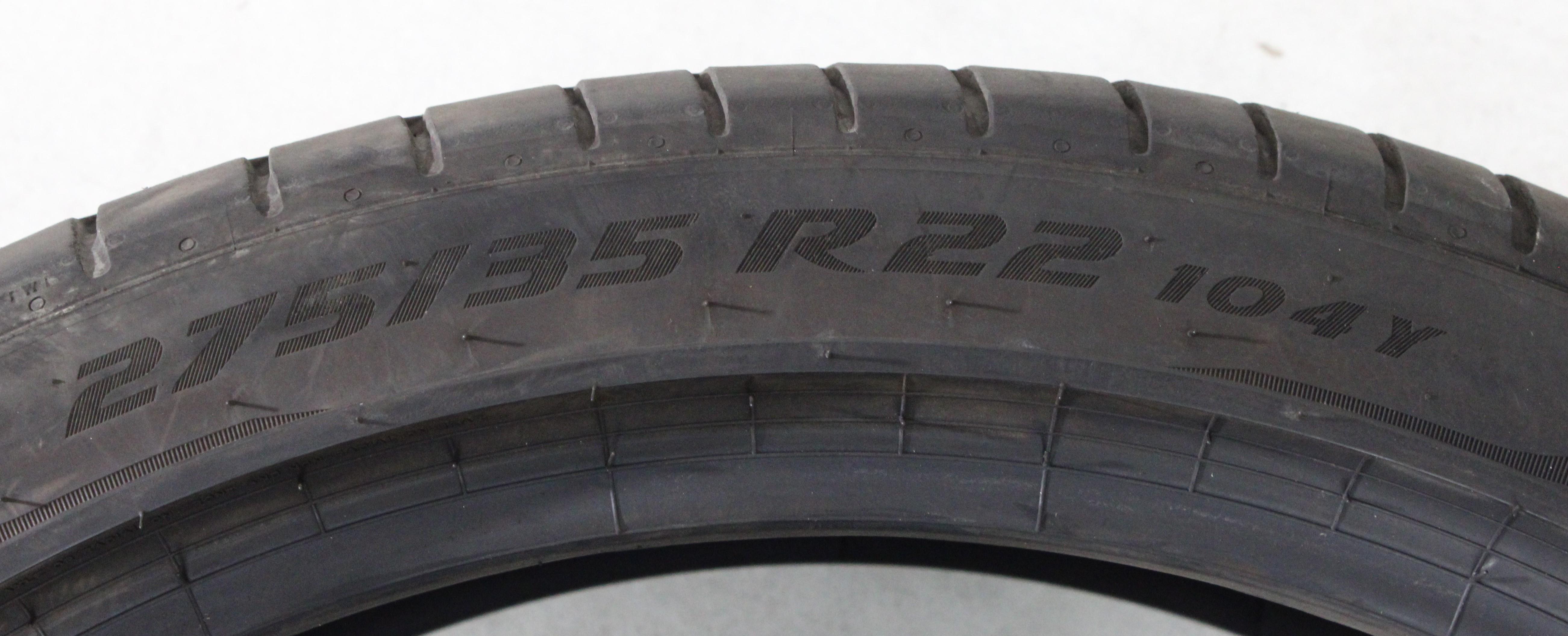 1 x 275/35R22 104Y Sommerreifen Pirelli Pzero PZ4 *1 5mm 2025 XL