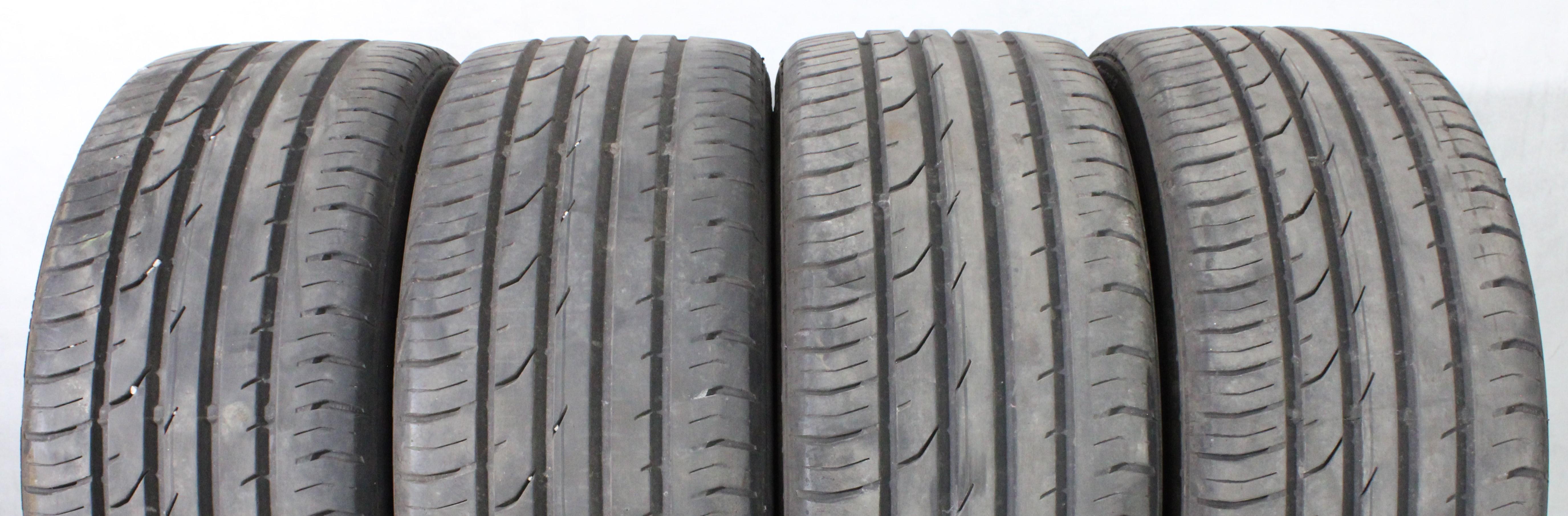 4 x 215/40R17 87V Sommerreifen Continental Premium Contact 2 5-5,5mm 2017 XL