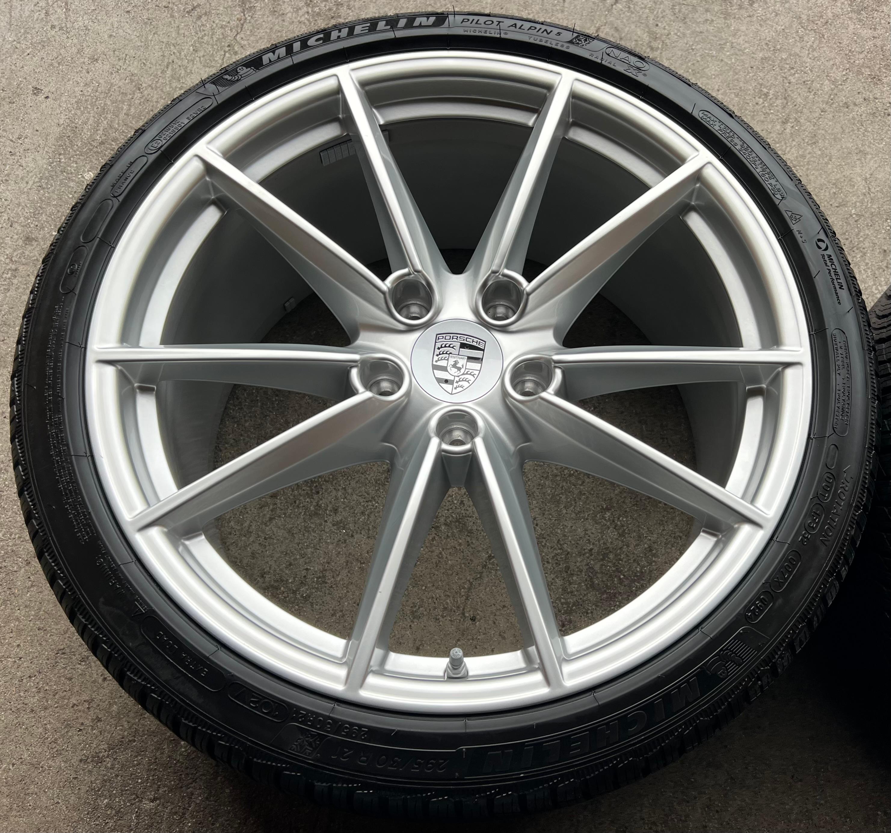 4 LLANTAS DE ALEACIÓN ORIGINALES DE INVIERNO DE 20" 21" PARA PORSCHE 911 992 992601025C 992601025D RDKS