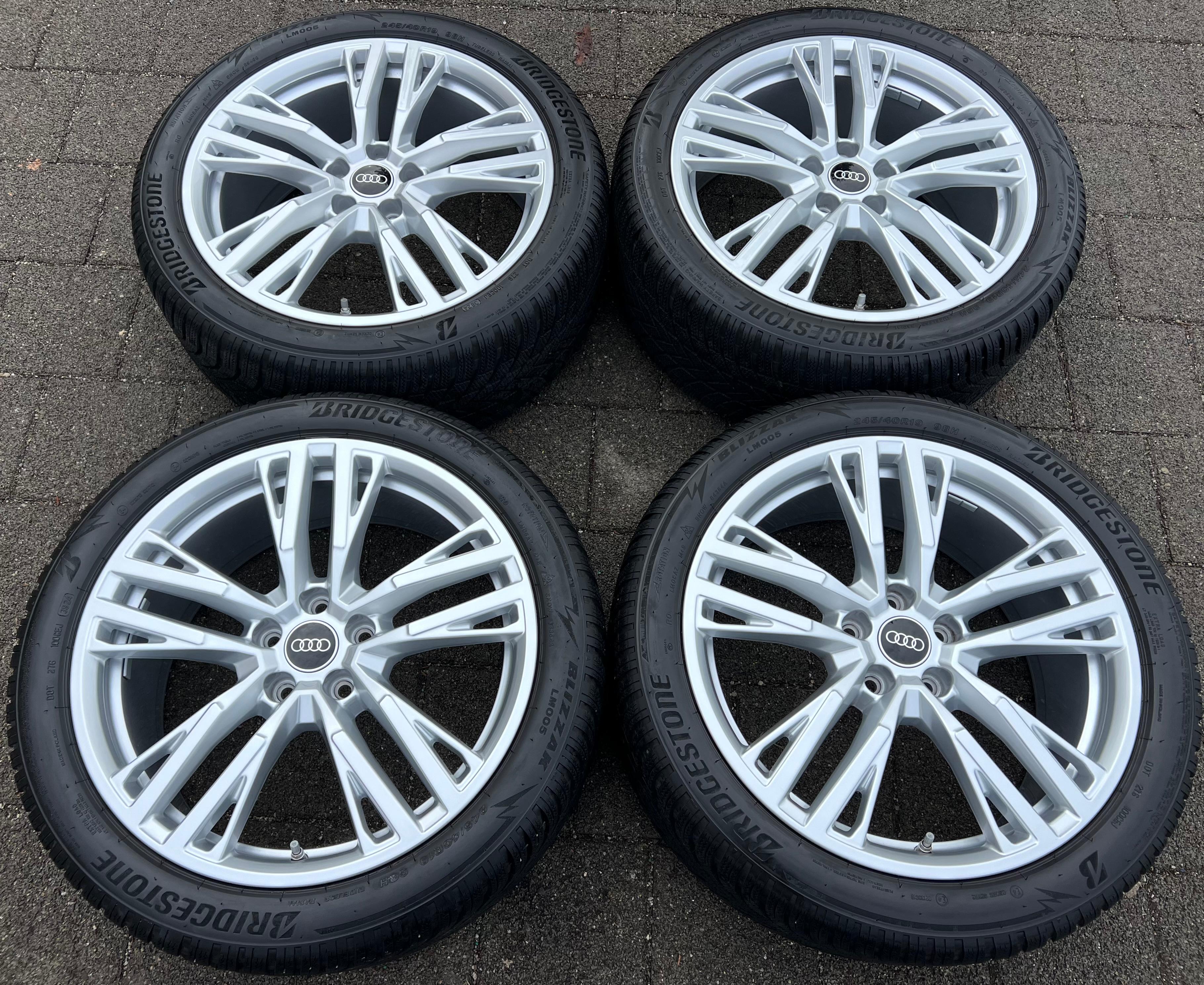 4 ORIGINAL 19" ALU WINTERRÄDER AUDI A5 S5 FU2 B10 8B3601025AS 245/40R19 98H 2024