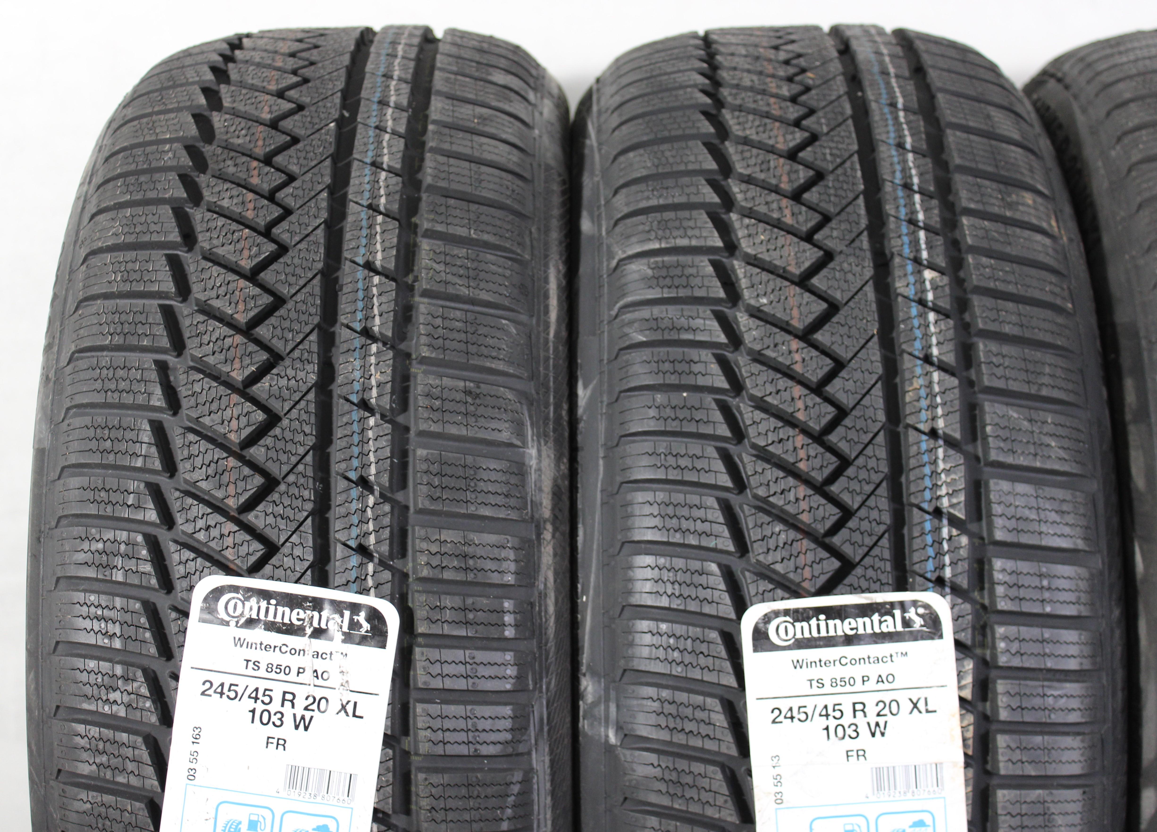 4 x 245/45R20 103W Winterreifen Continental Winter Contact TS850P 2019 Freihaus