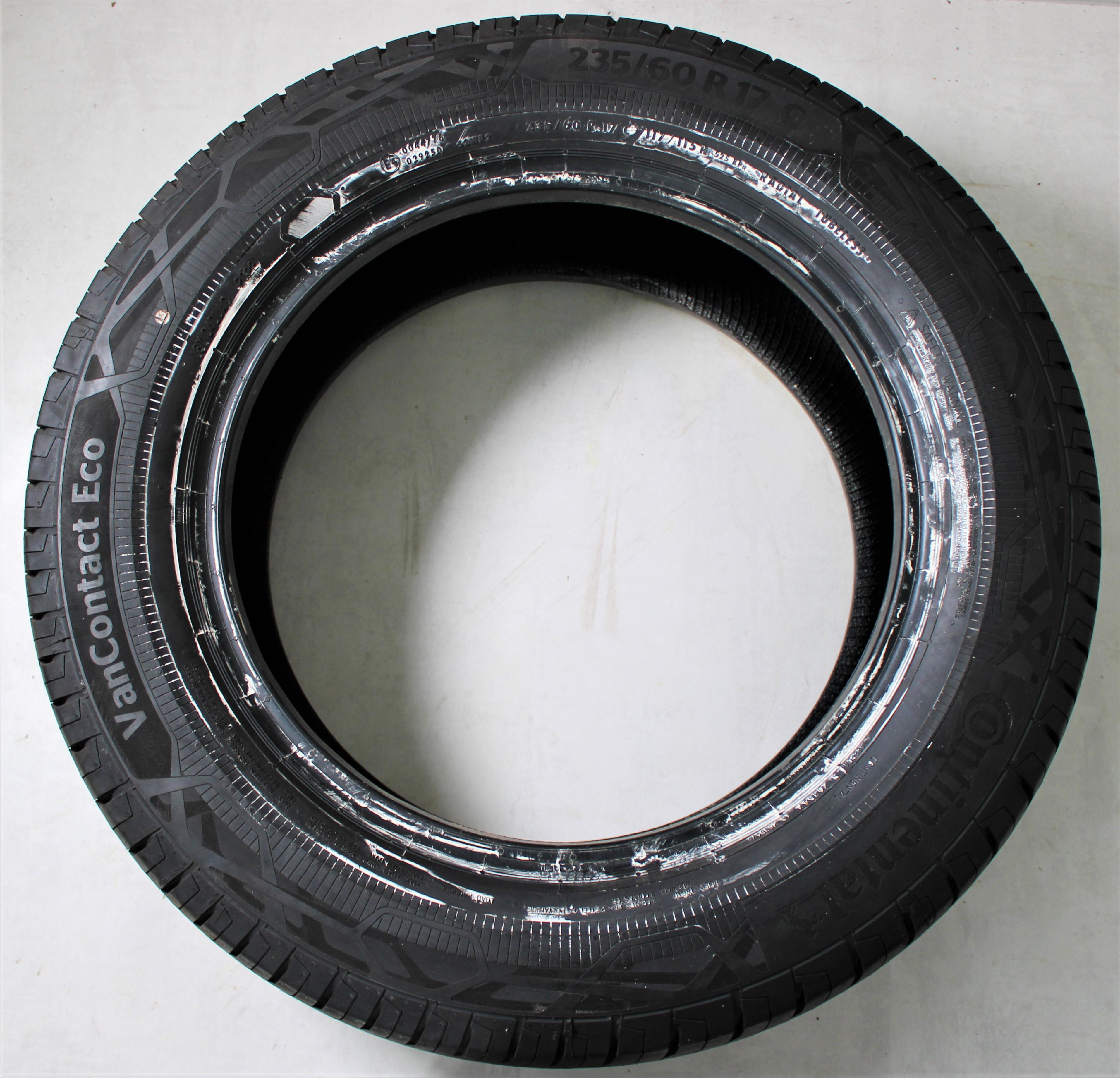4 x 235/60R17C 117/115R neumáticos de verano Continental VanContact Eco NUEVO 2022