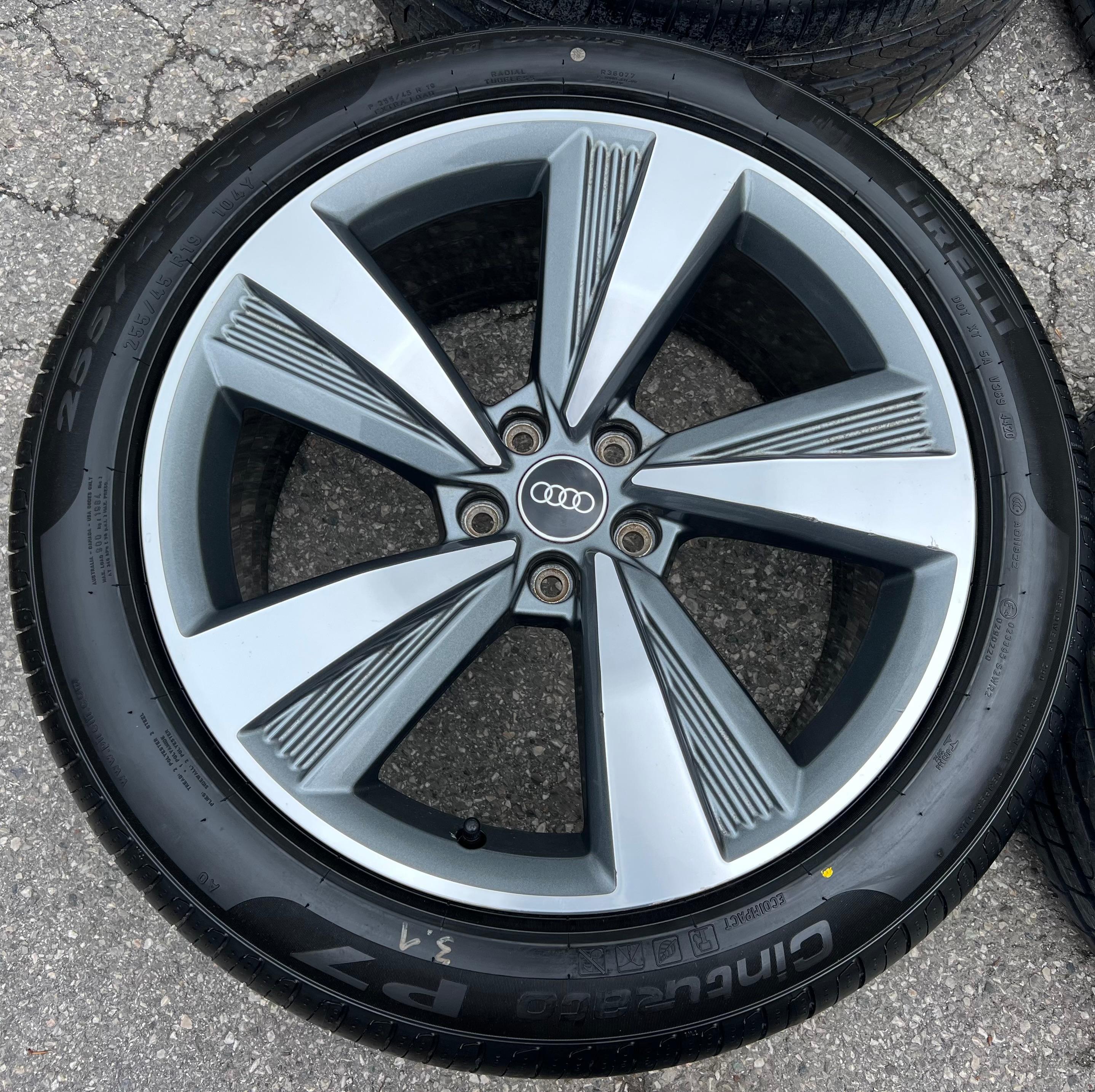 4 ORIGINAL 19" ALU SOMMERRÄDER AUDI A8 S8 4N 255/45R19 104Y 4N0601025C FREIHAUS