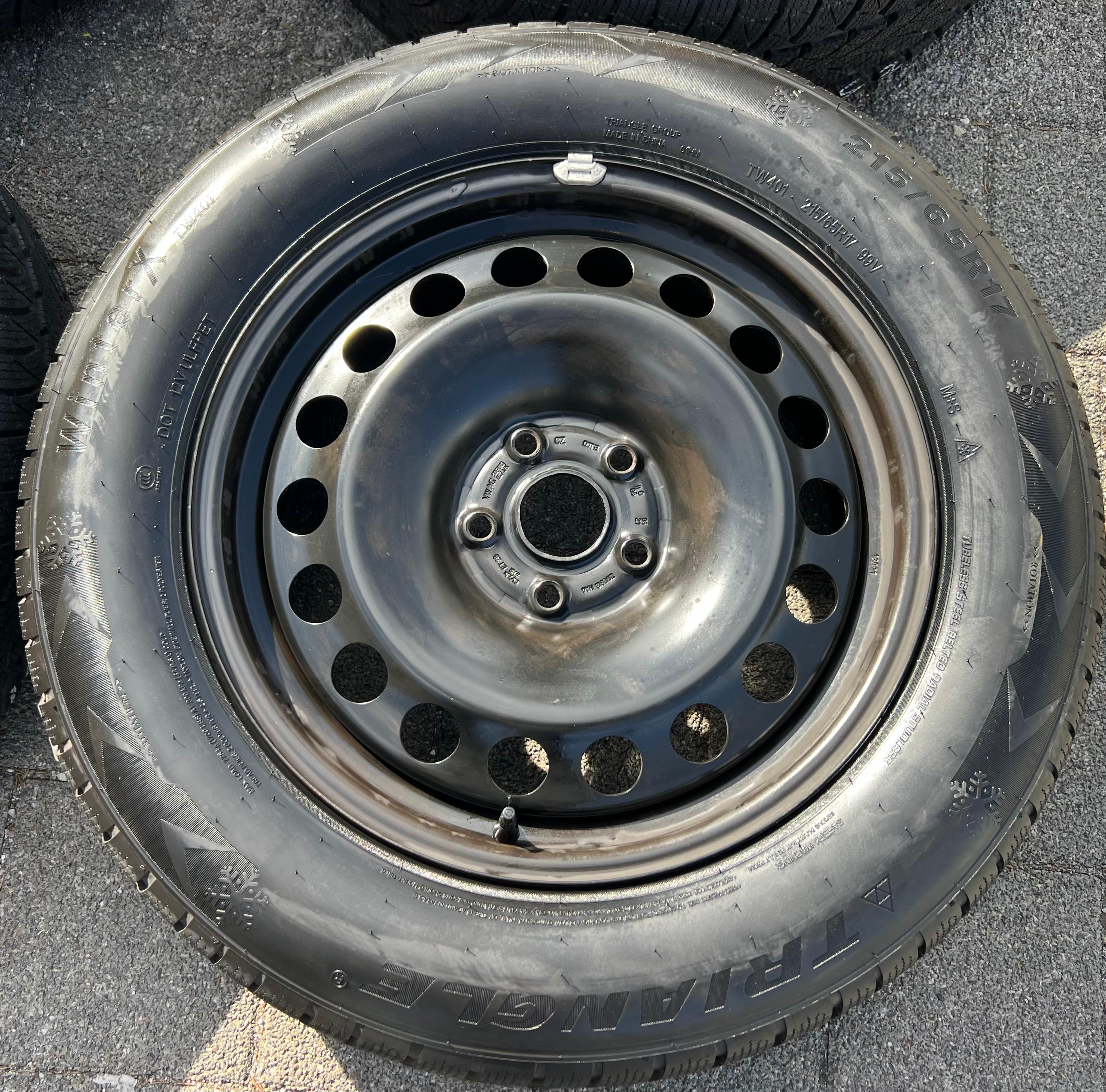 4 ruedas de invierno para Audi Q3, F3, SEAT Tarraco, Škoda Kodiaq y VW Tiguan II 5NA 215/65R17 99H, envío gratuito