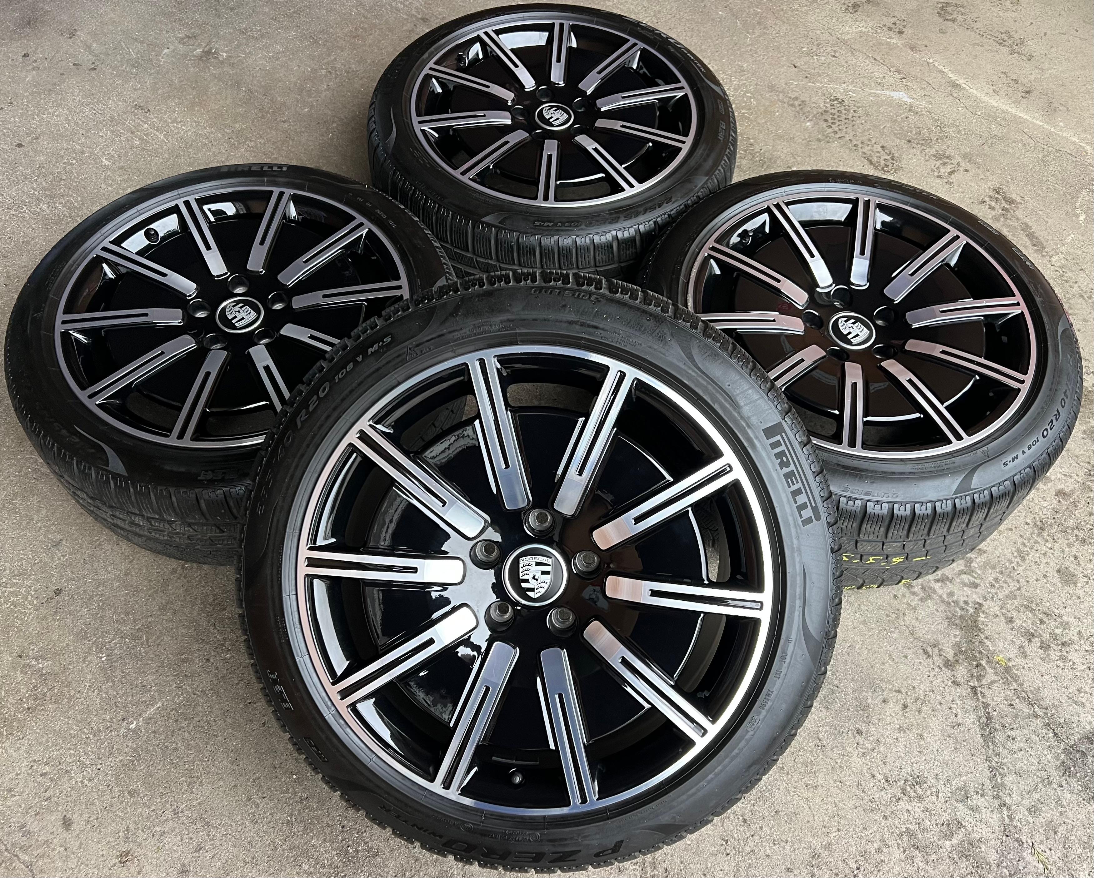 4 ORIGINAL 20" ALU WINTERRÄDER PORSCHE TAYCAN PIRELLI RDKS 2021